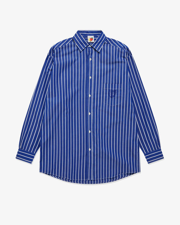 Sky High Farms - Striped Button Down Shirt - (Blue Stripe)