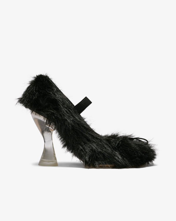 Simone Rocha - Women
s Faux Fur Ballerina Heel - (Black)