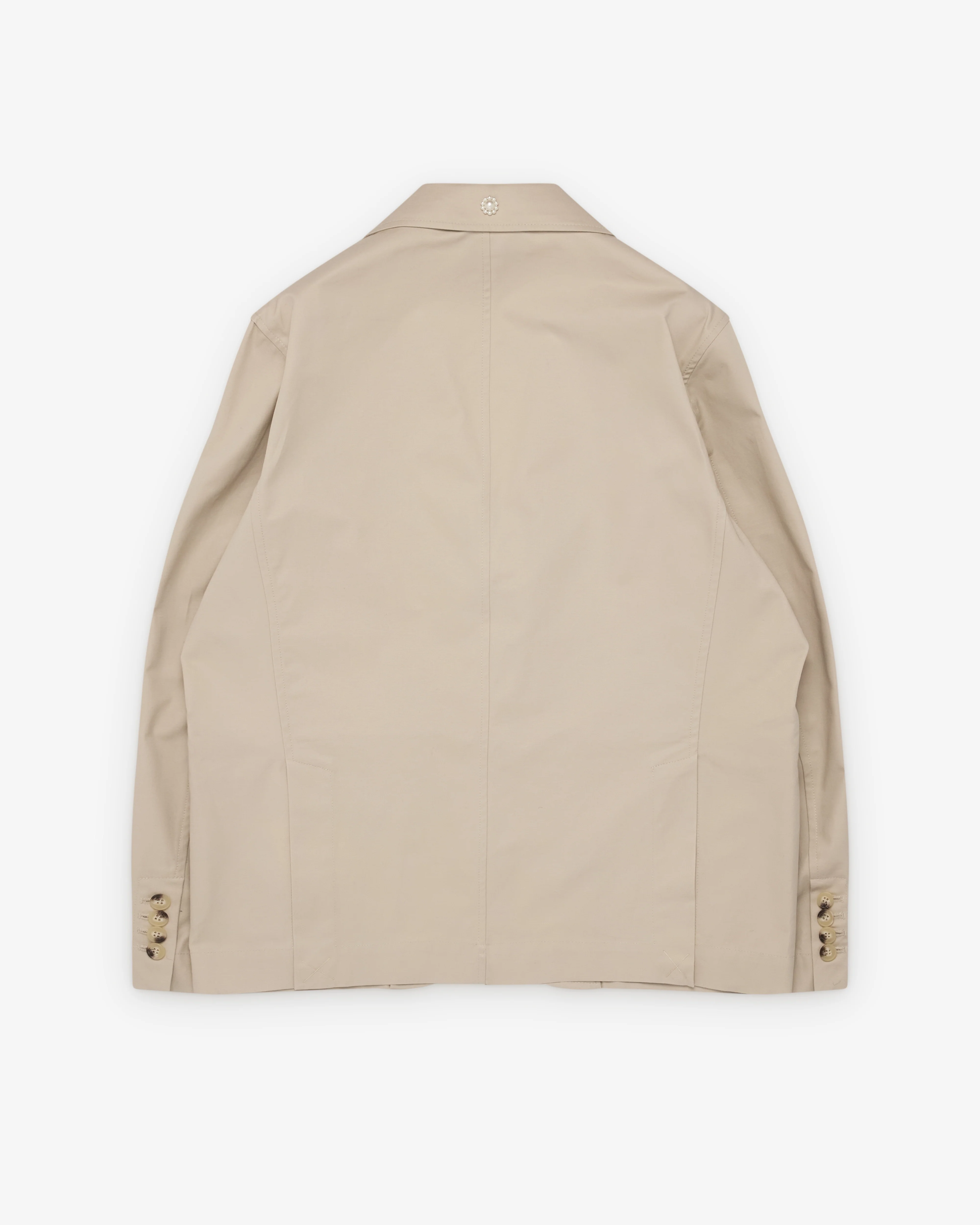Simone Rocha - Men's Relaxed Blazer With Daisy - (Stone)