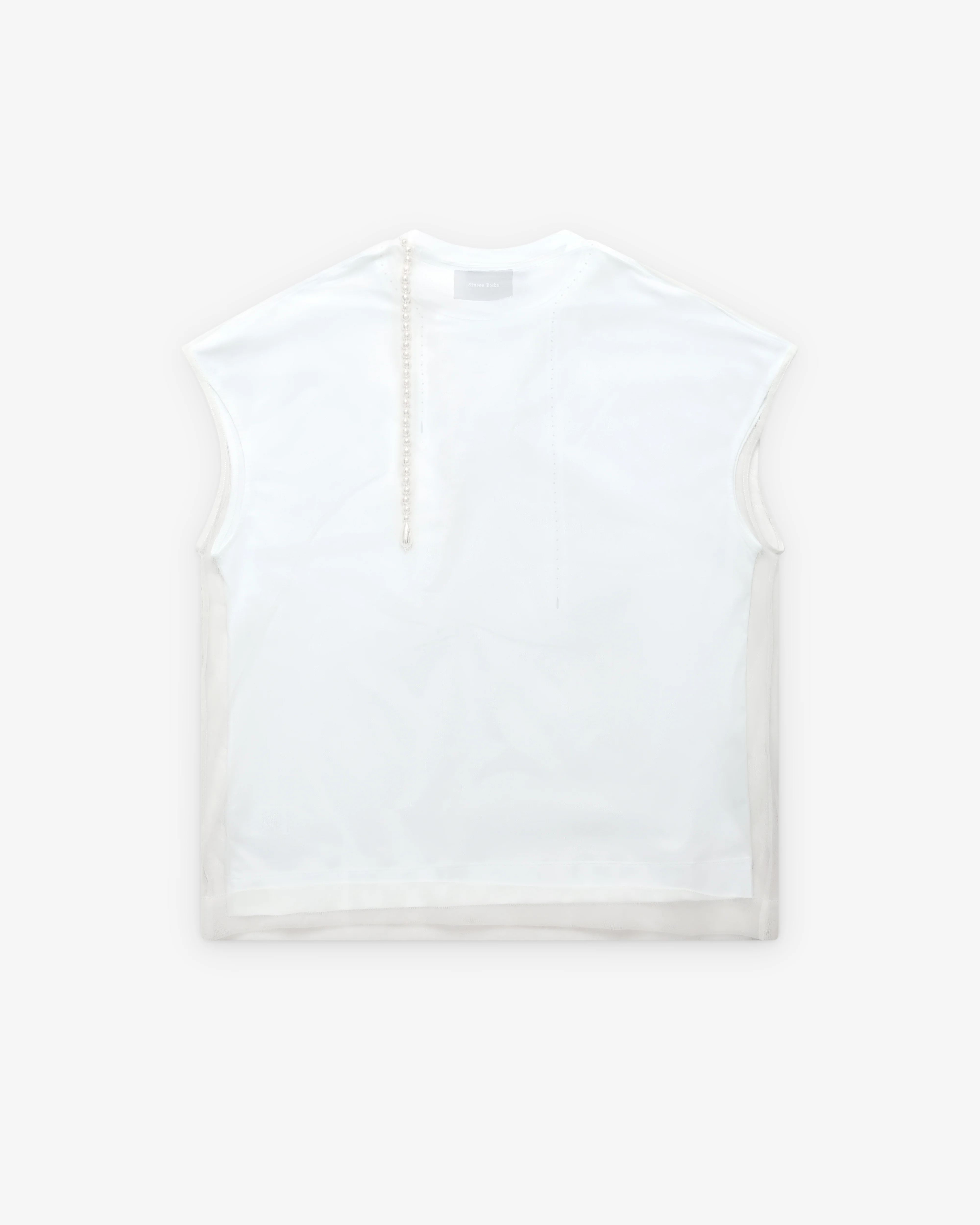 Simone Rocha - Women's Layered Liquid Smock T-Shirt - (White)