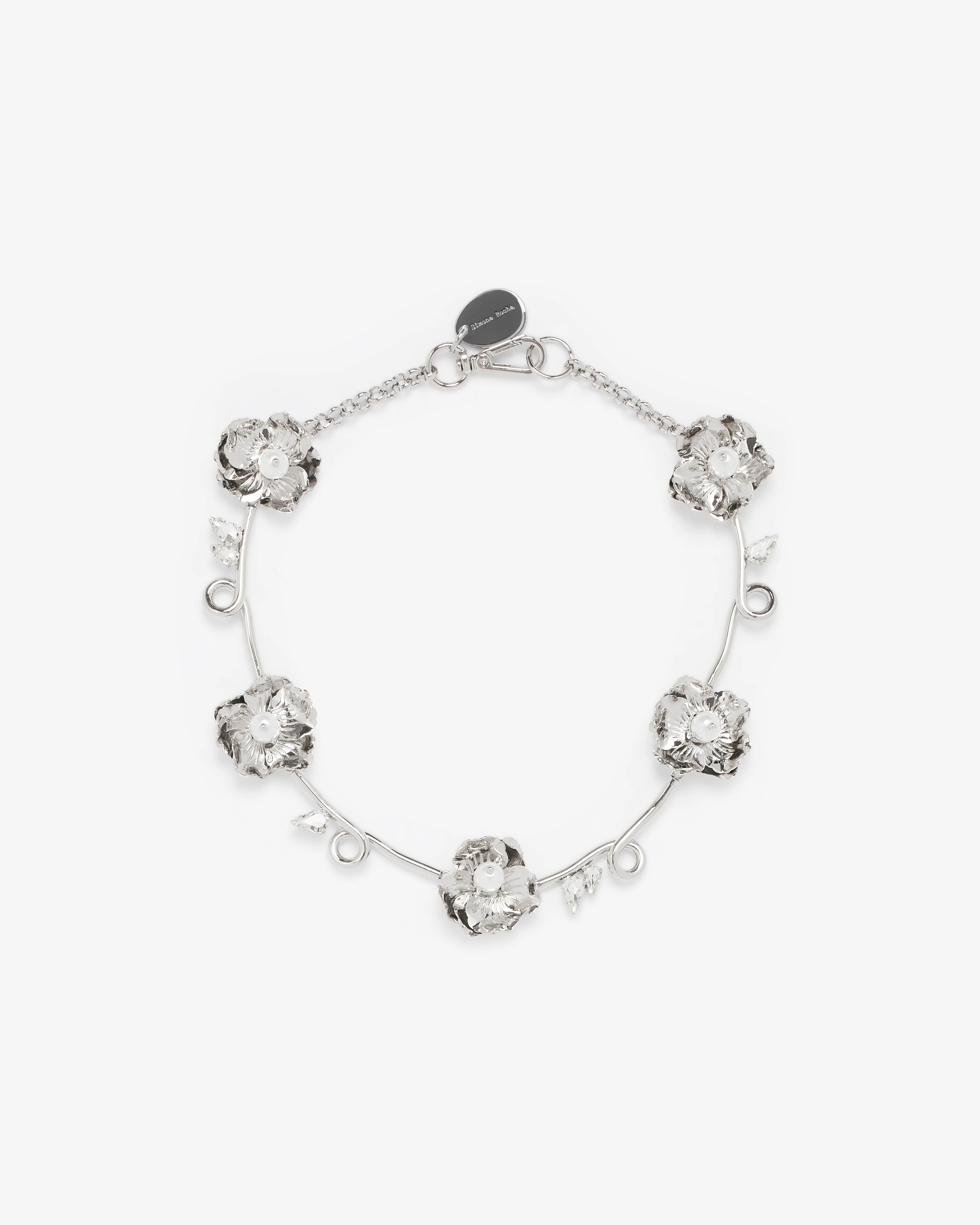 Simone Rocha - Women's Blooming Poppy Necklace - (Silver)