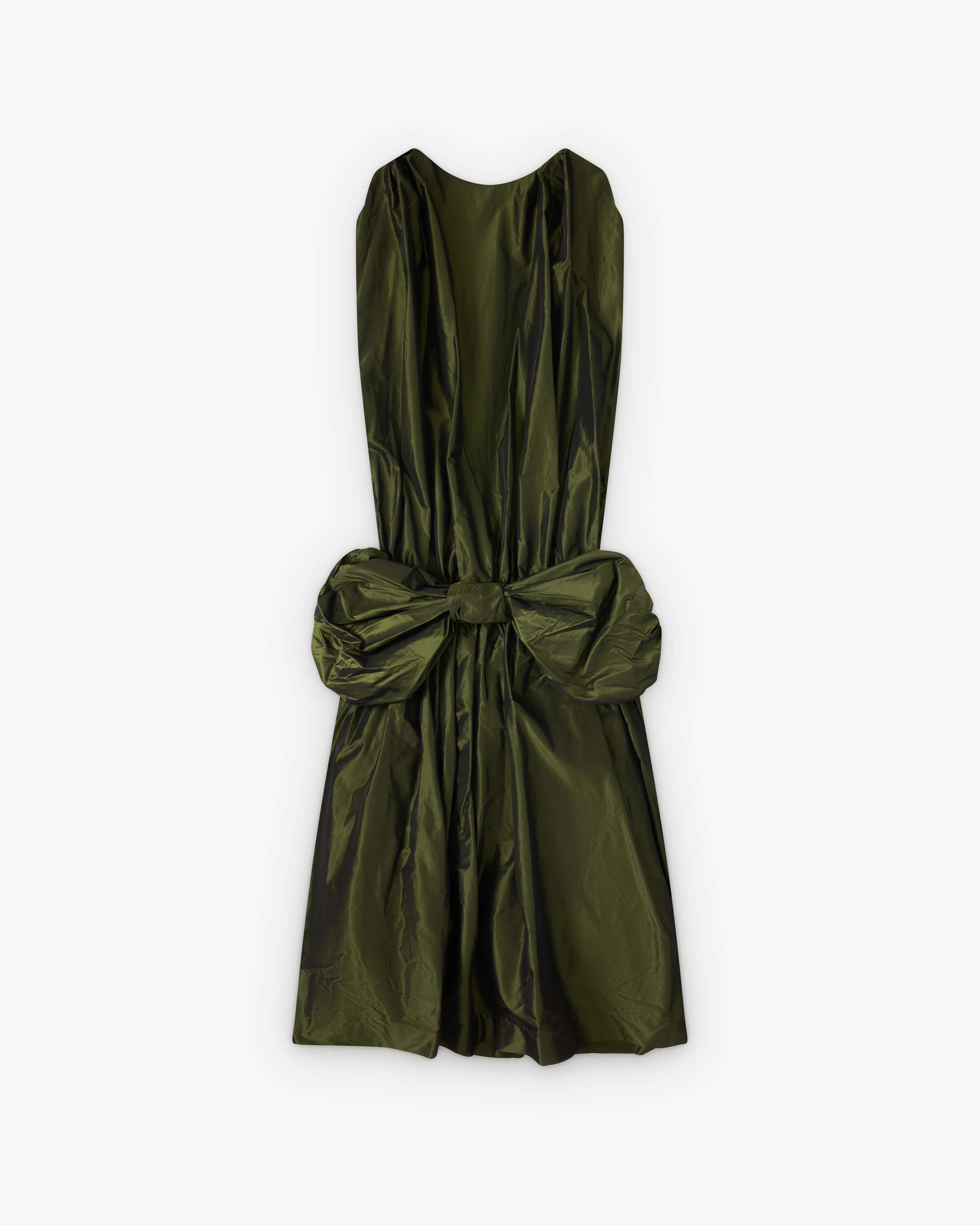 Simone Rocha - Women's Bow Hem Cascade Egg Dress - (Moss)