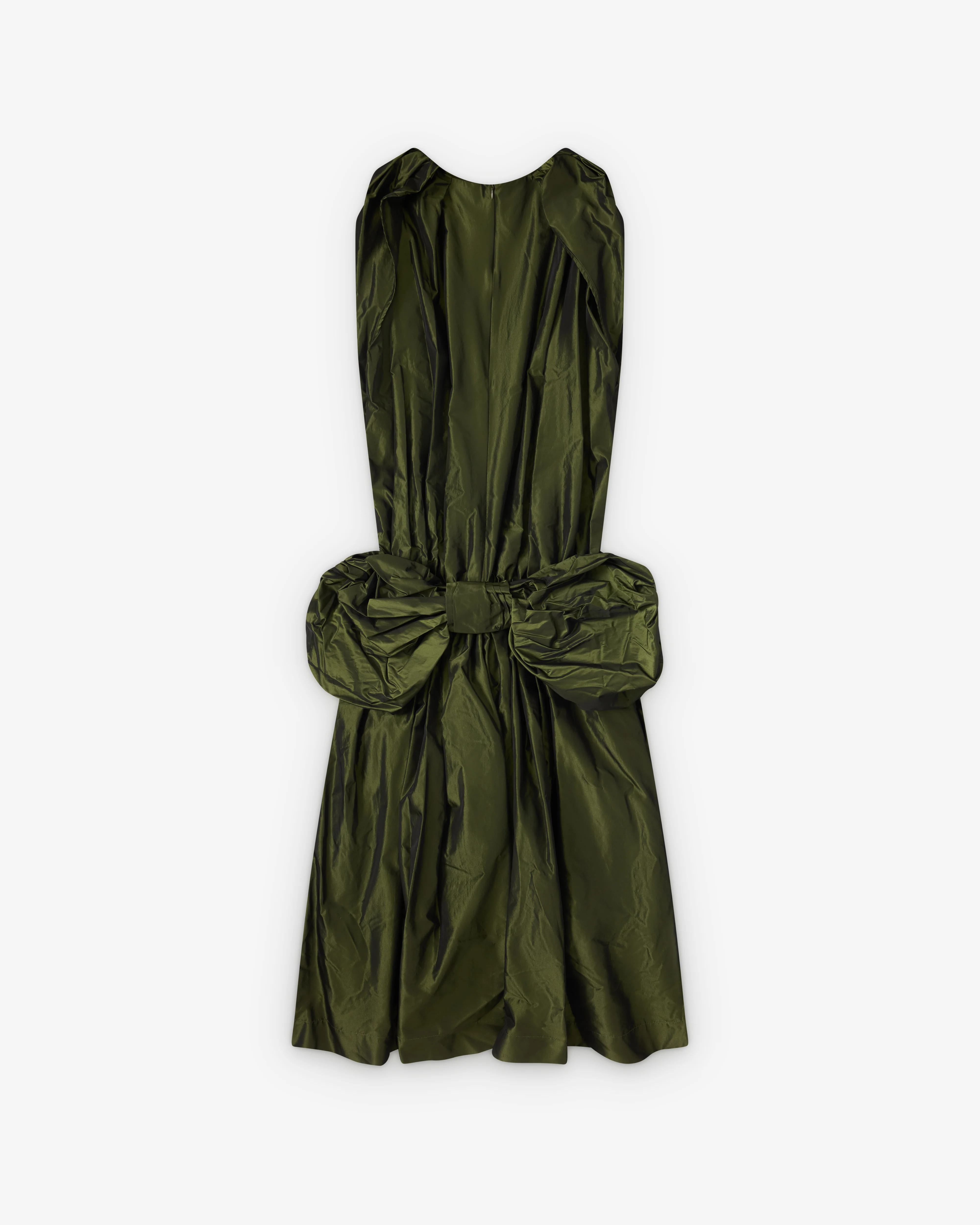 Simone Rocha - Women's Bow Hem Cascade Egg Dress - (Moss)