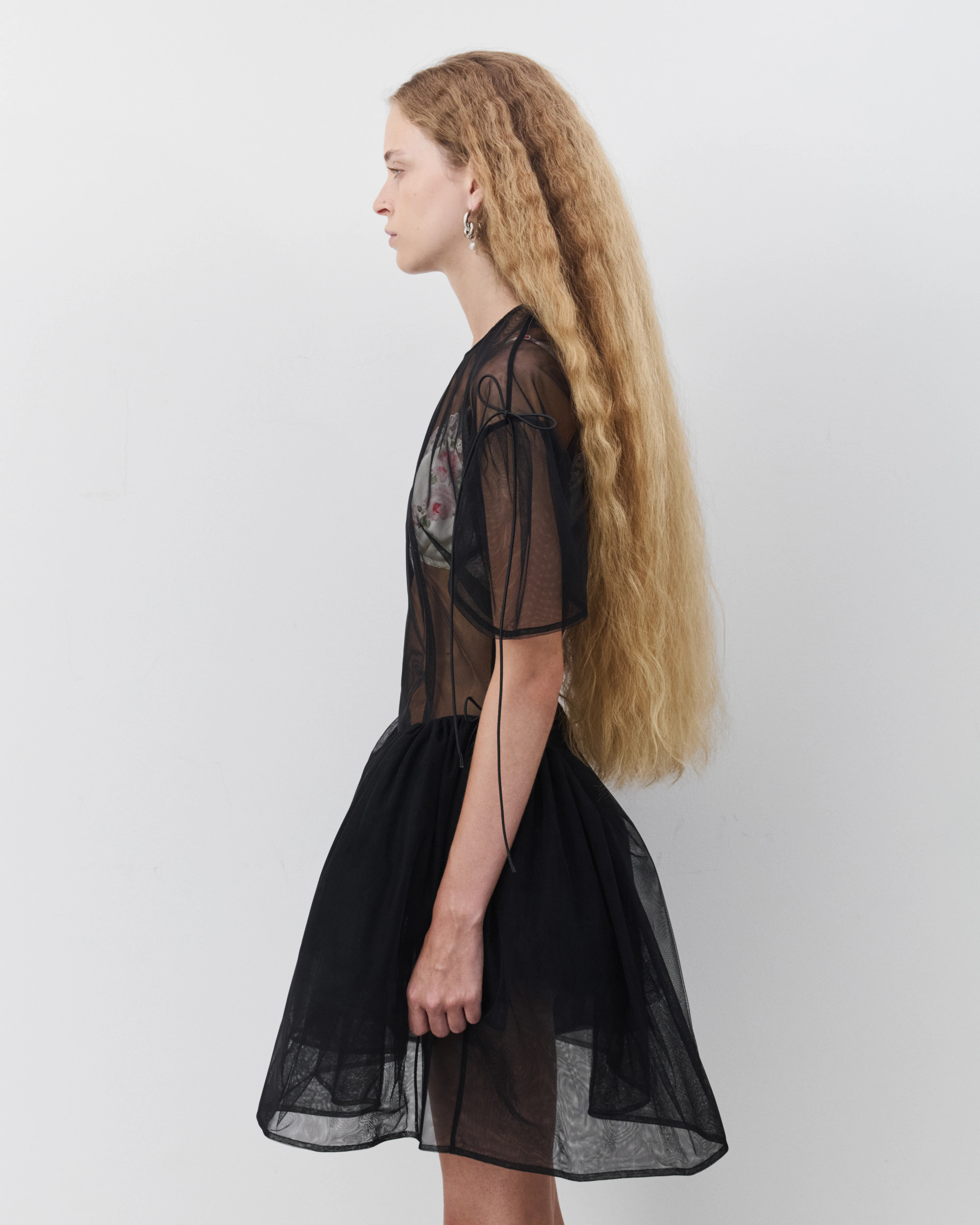 Simone Rocha - Women's Mini Puff Sleeve Dress - (Black)