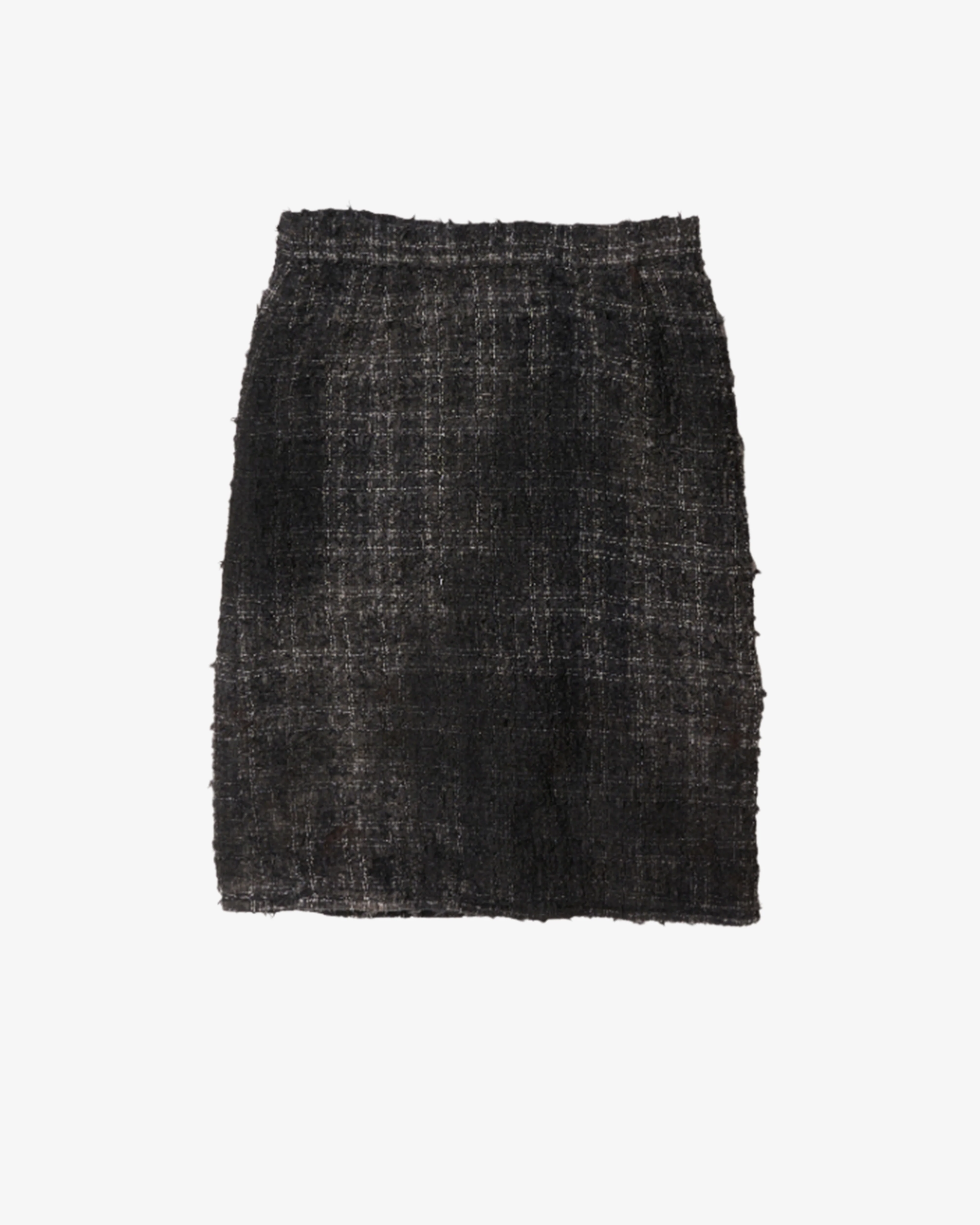 Doublet - Women's Smog Air Stained Tweed Skirt - (Black)