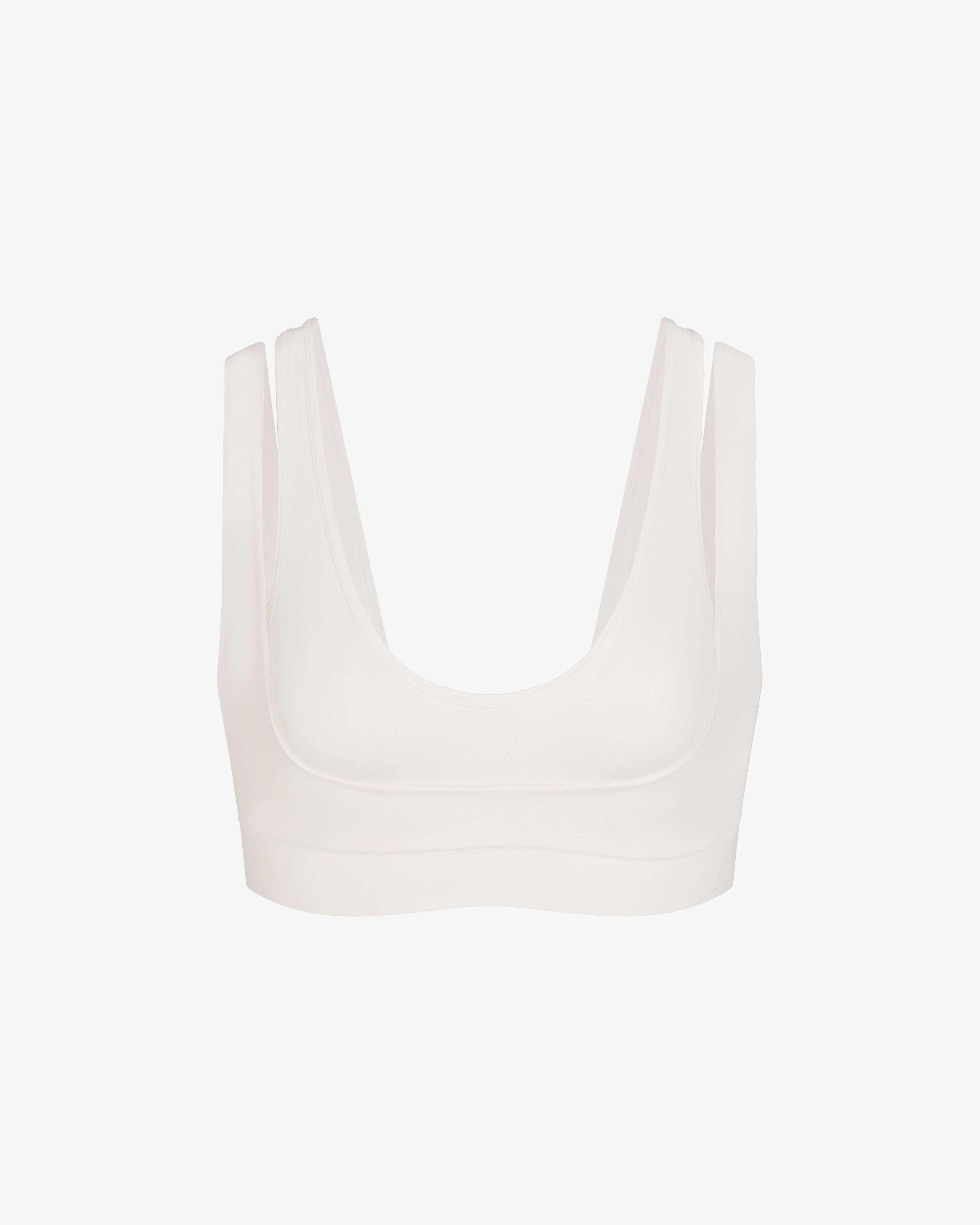 NikeSKIMS - Women's Double-Strap Scoop Bra - (Ivory)