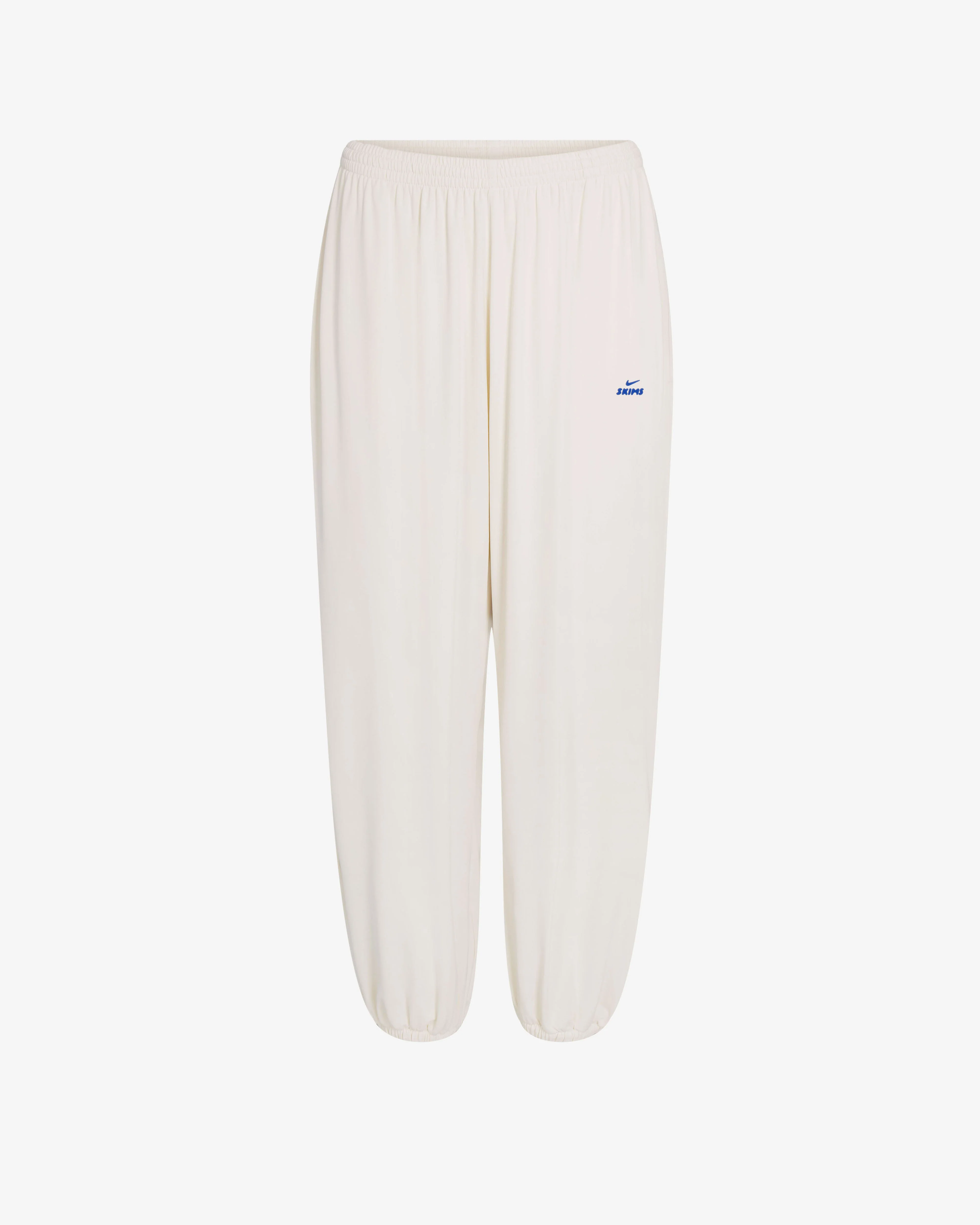 NikeSKIMS - Women's Stretch Knit Pants - (Ivory/Cobalt)