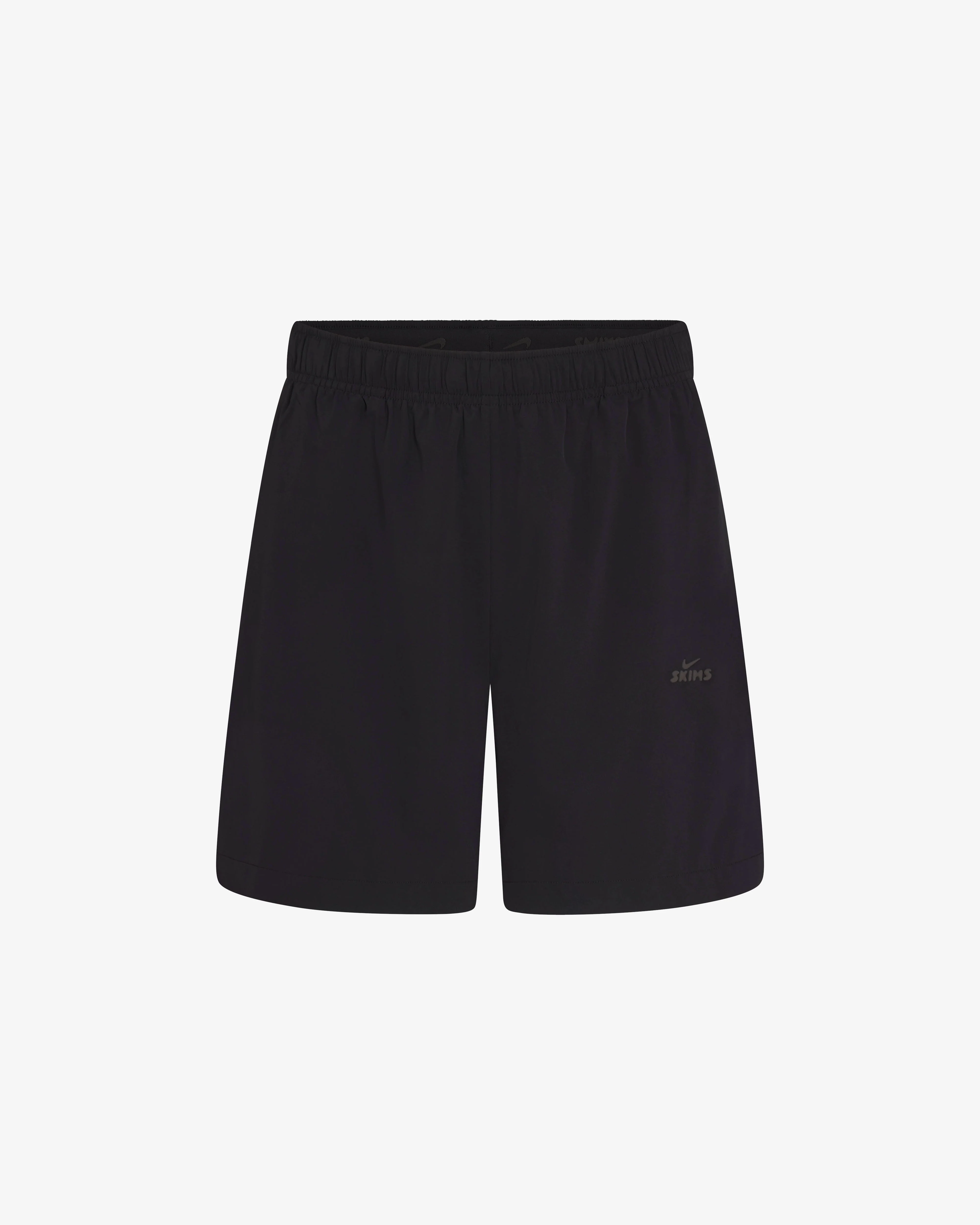 NikeSKIMS - Women's 12.5CM Stretch Nylon Track Shorts - (Obsidian)