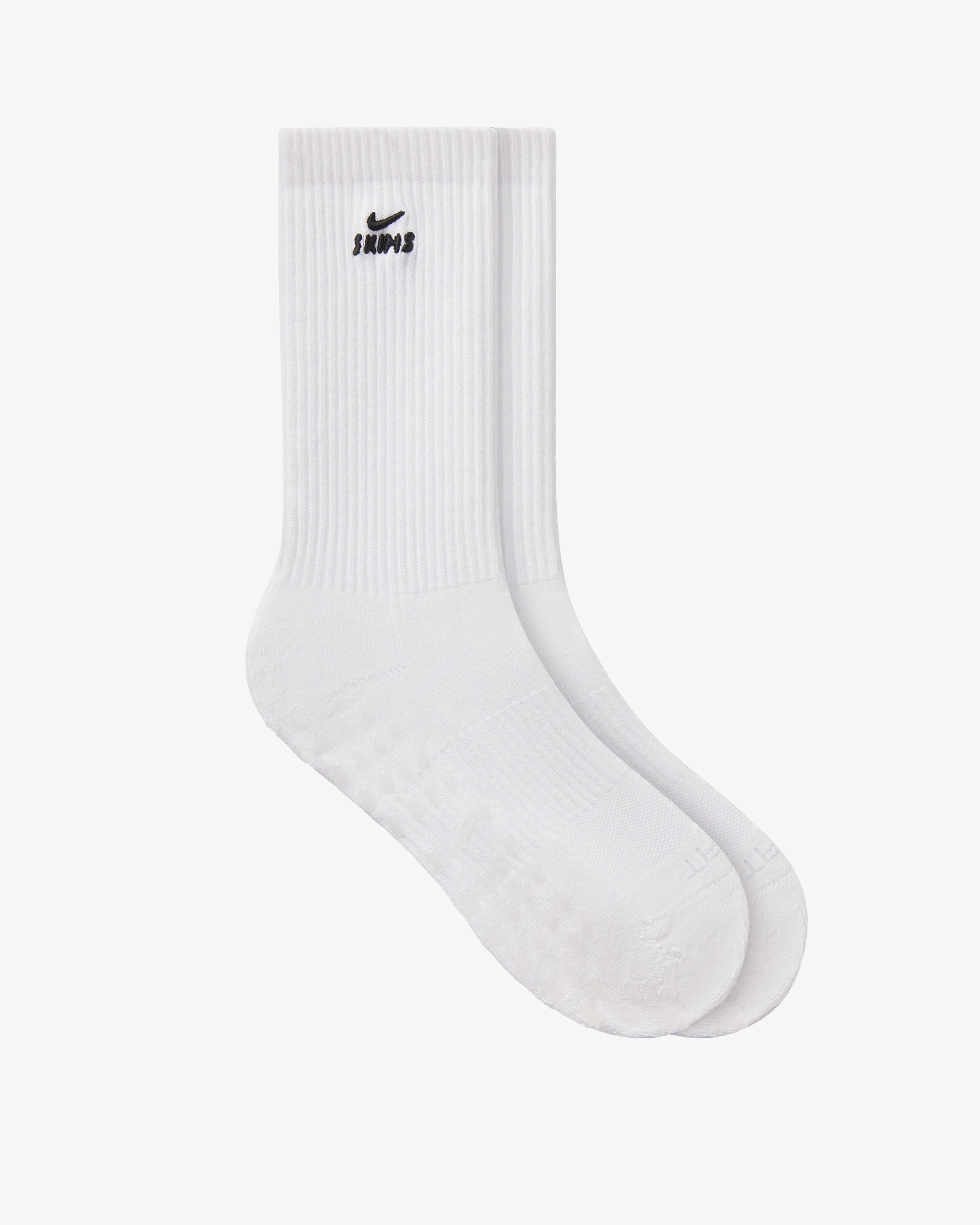 NikeSKIMS - Women's Dri-FIT Pilates Grip Crew Socks - (Snow)