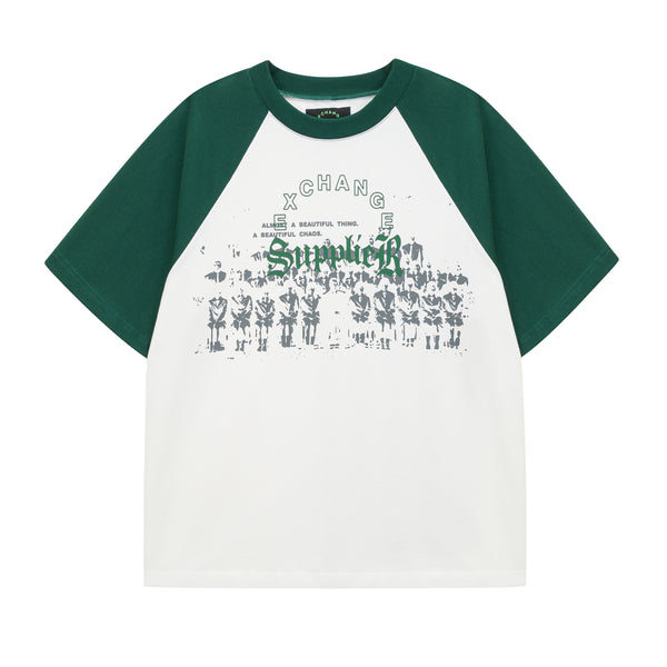 Exchange Program - Supplier Raglan T-Shirt - (White)