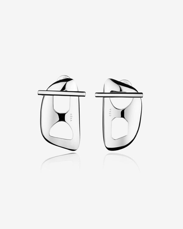 Eera - Women
s Medium Stone Earrings - (White Gold)