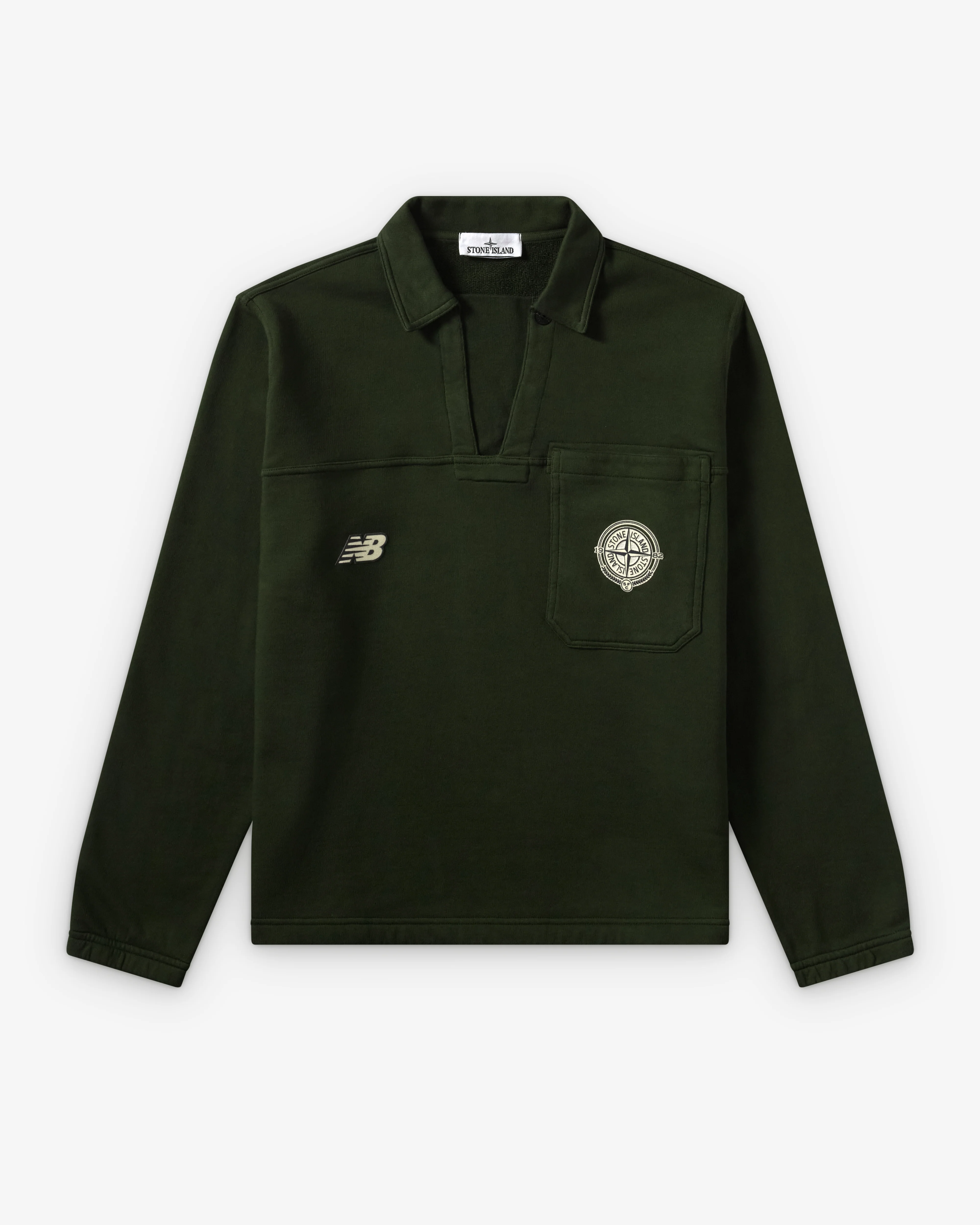 Stone Island - Men's New Balance Pullover Polo - (Juniper)