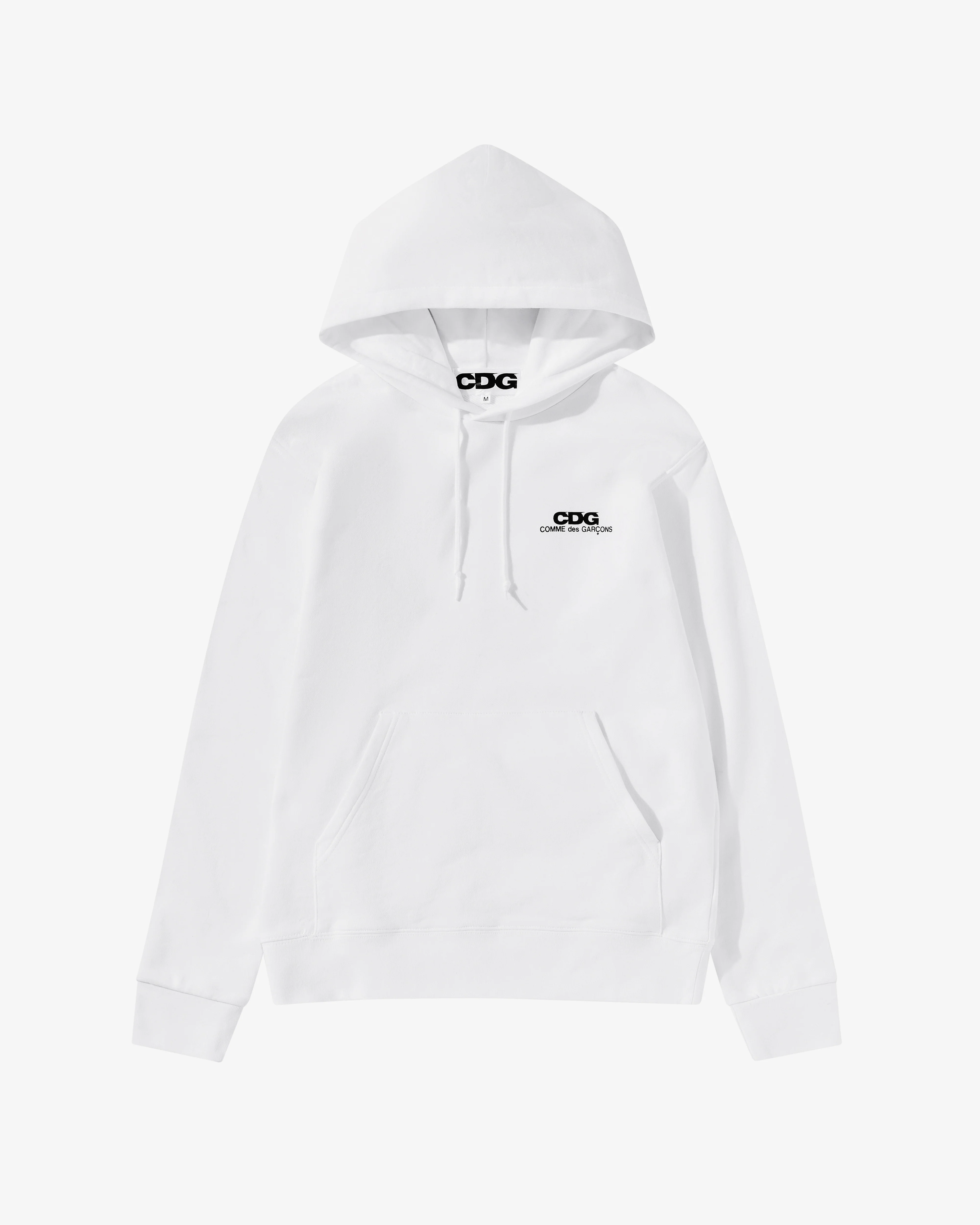 CDG - Logo Hooded Sweatshirt - (White)