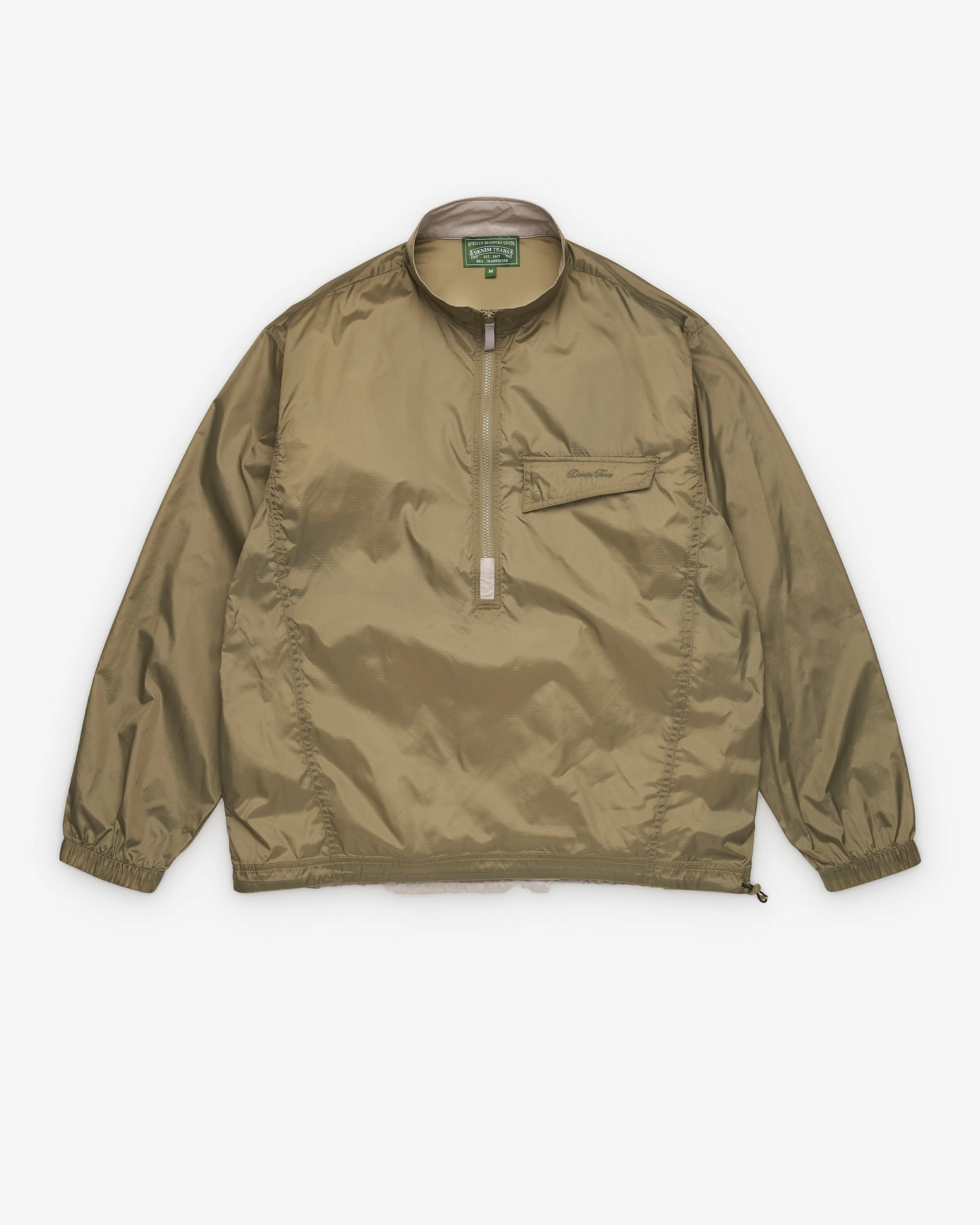 Denim Tears - Men's Script Windbreaker - (Olive)