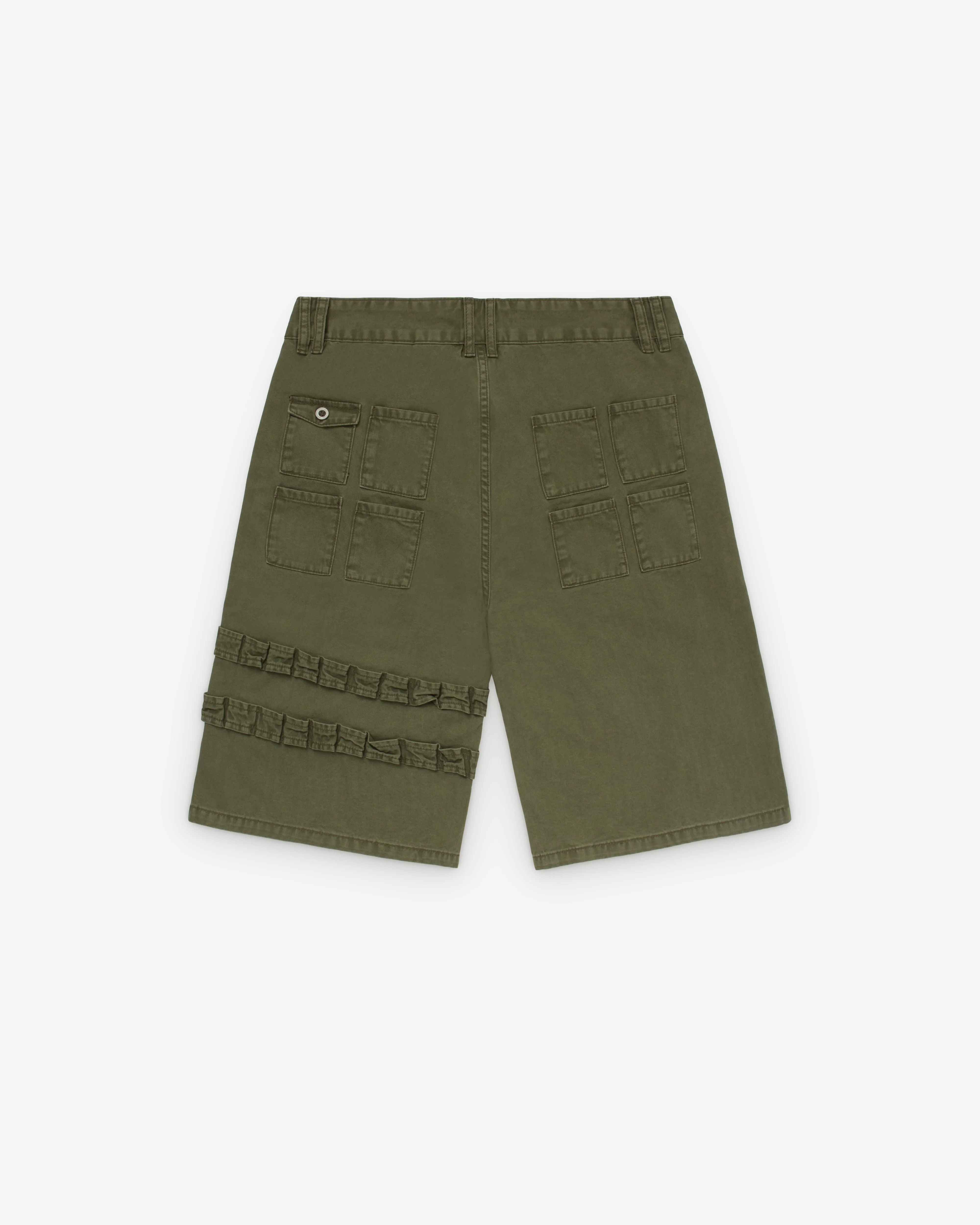 Fugazi - Men's Shotgun Shorts - (Olive)