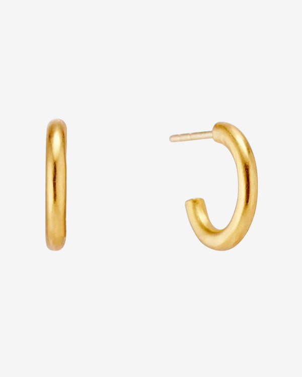 Mene - Sleeper Hoop Earrings - (Gold)