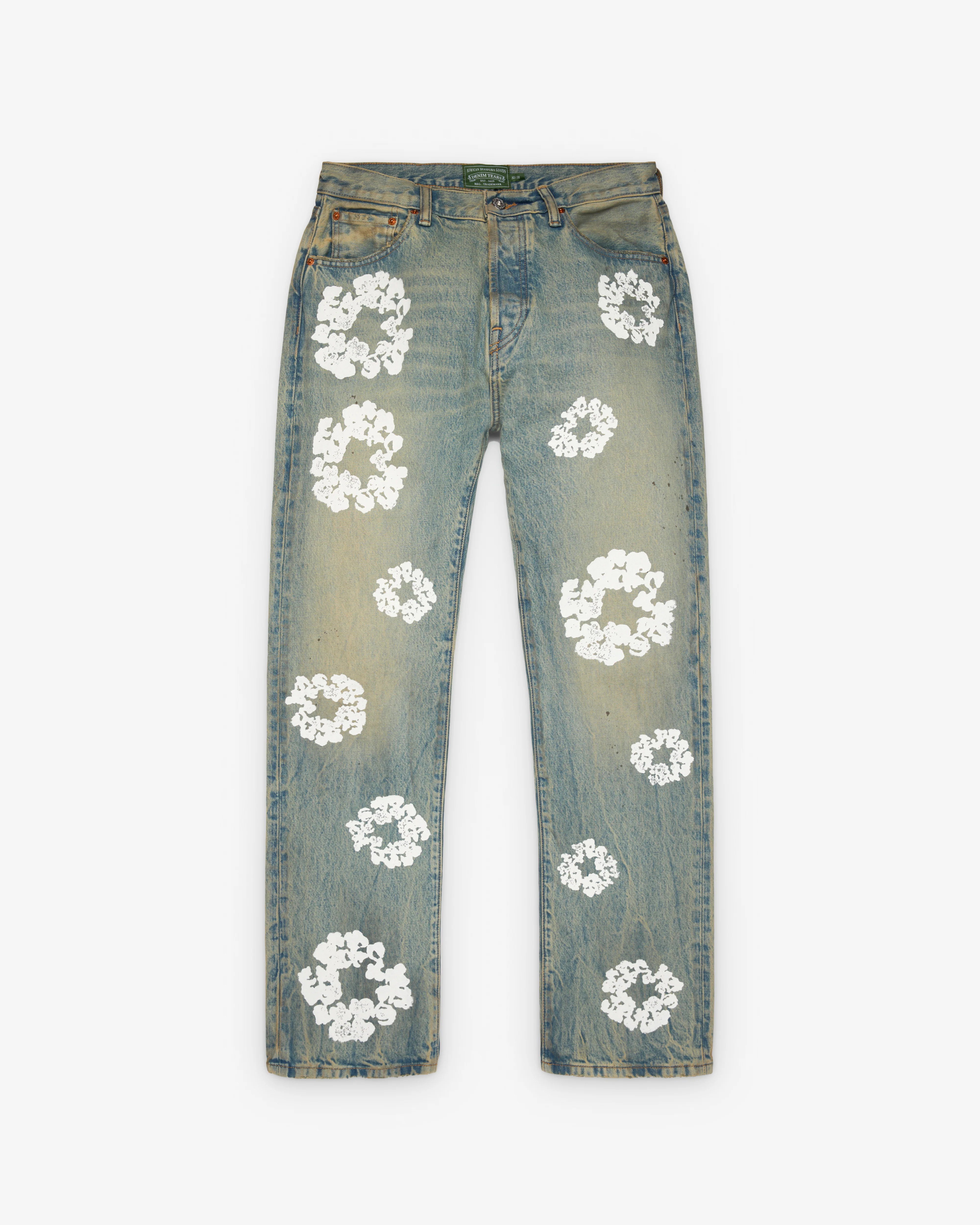 Denim Tears - Men's Straight Denim Pants - (Dirty Wash)