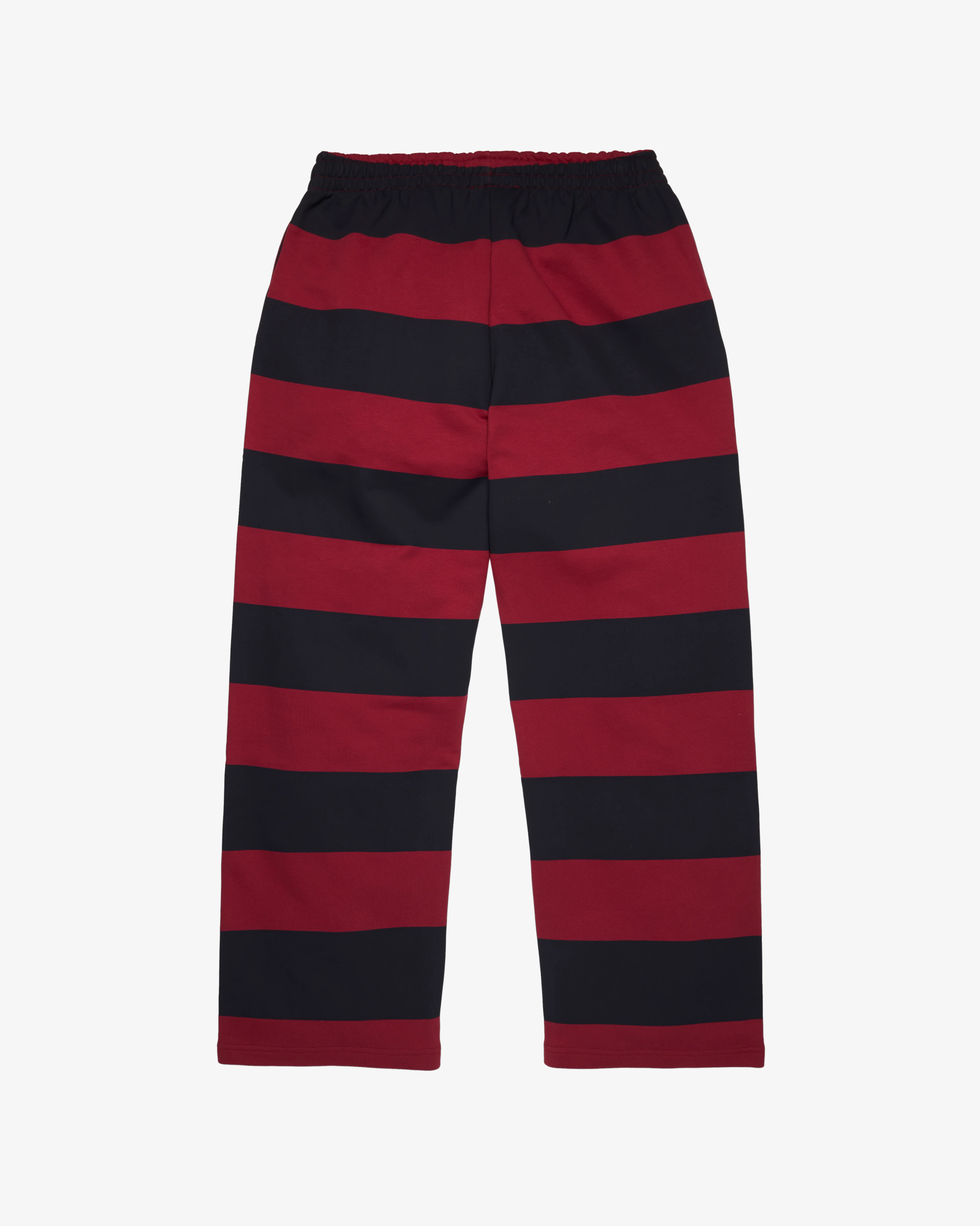 Denim Tears - Men's Striped Open Hem Sweatpants - (Red / Navy)