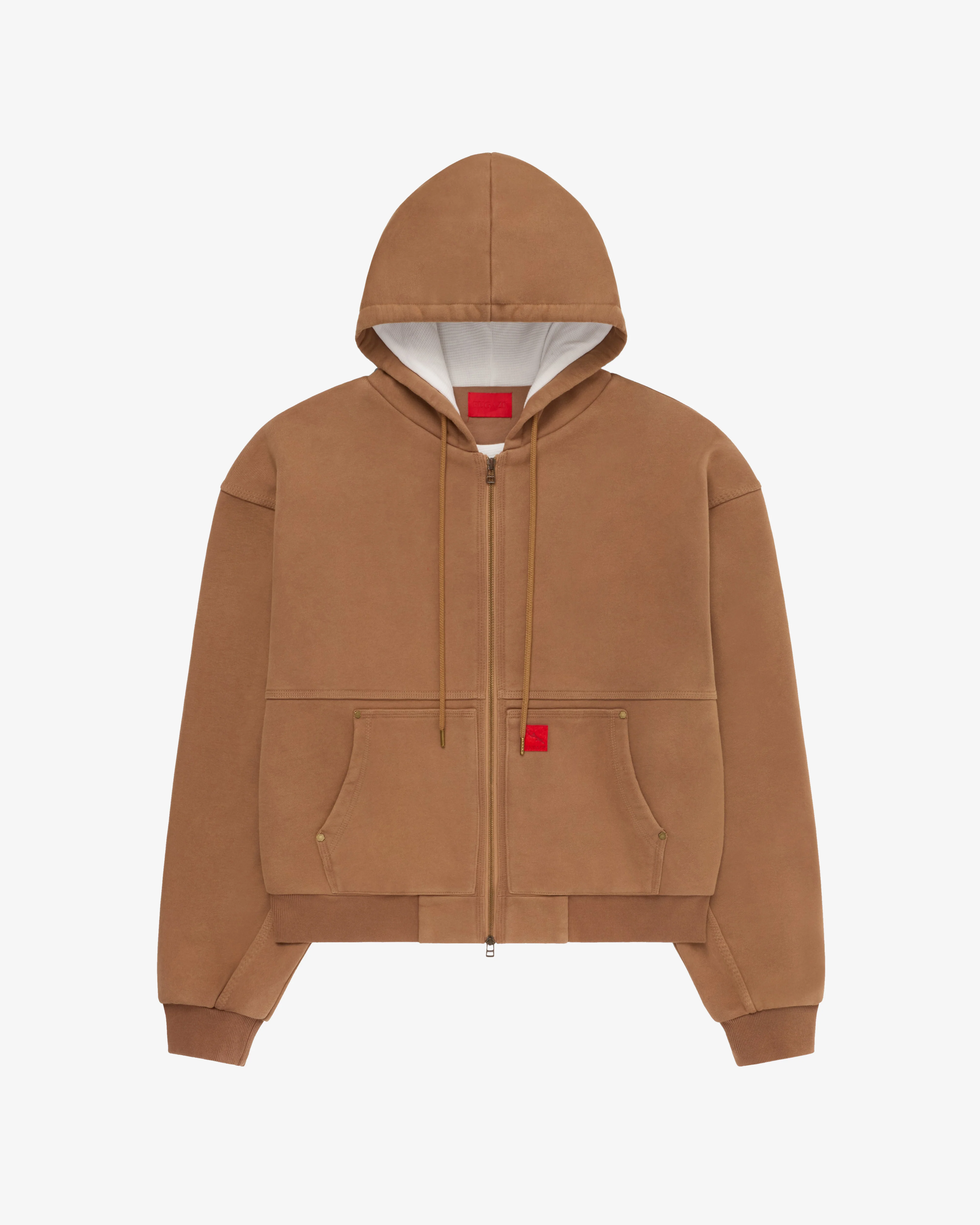 Fugazi - Men's Super Duty Zip Hoodie - (Tan)