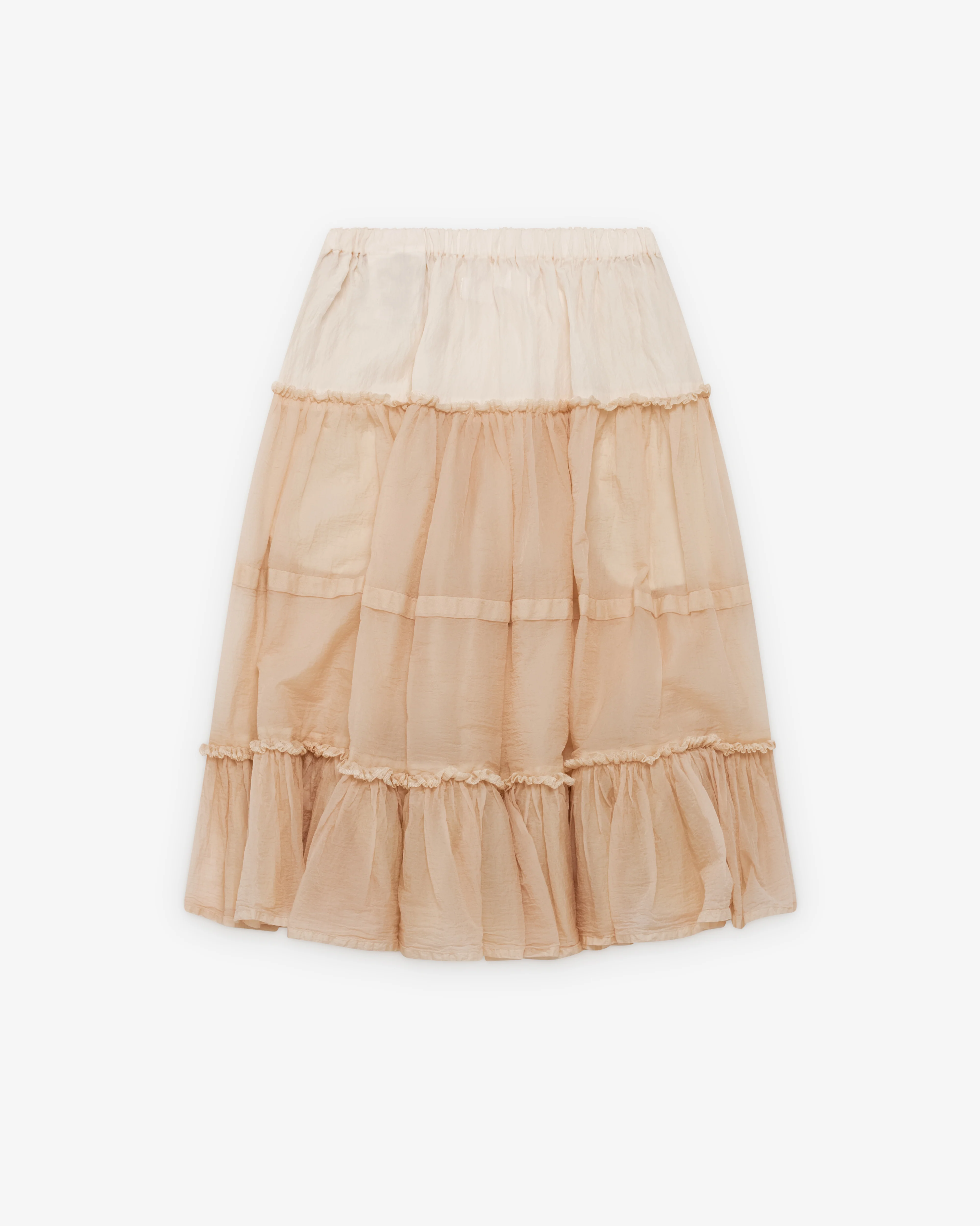 Tao - Women's Tiered Ruffle Skirt - (Pink)