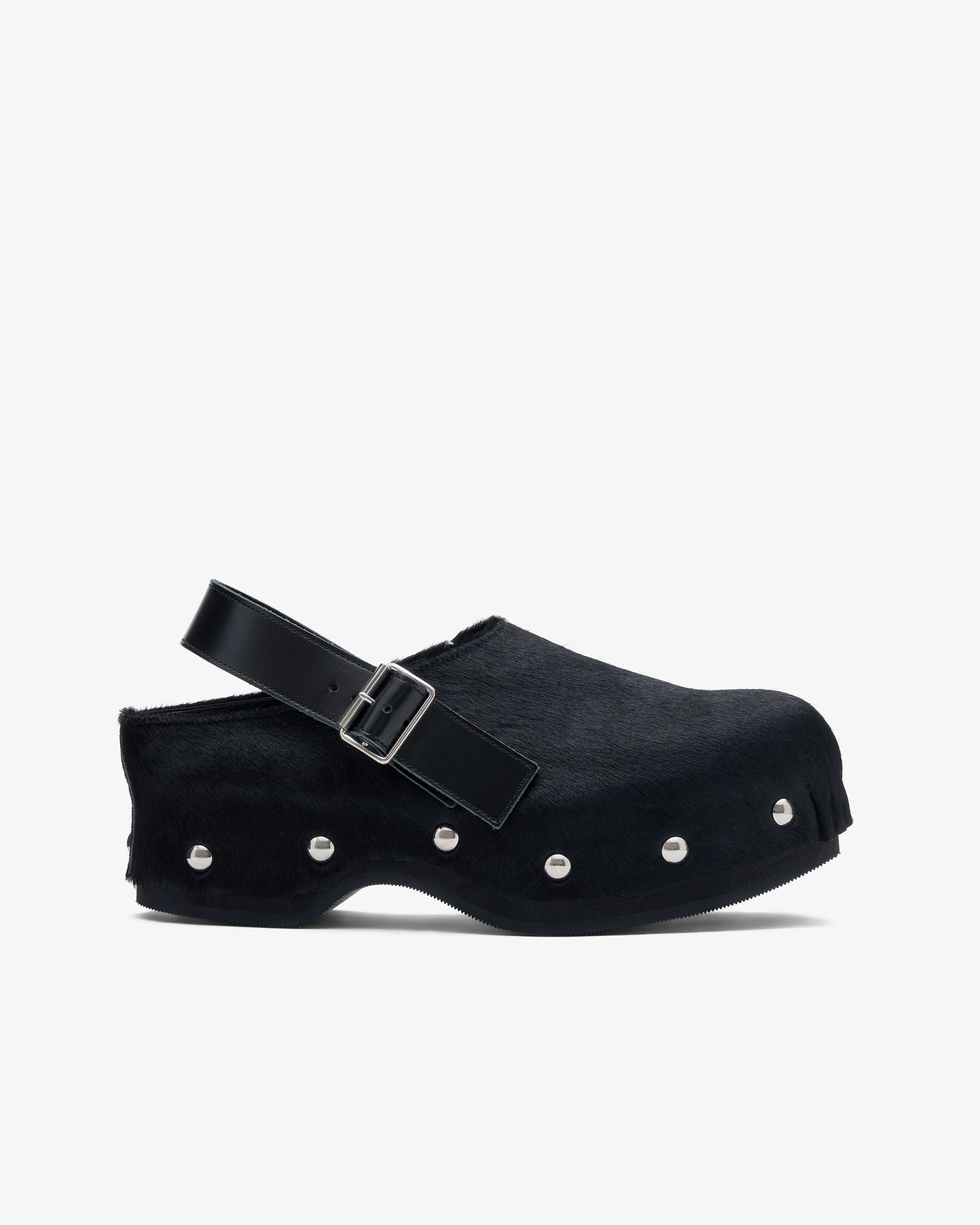 Tao - Women's Calf Hair Sandals - (Black)