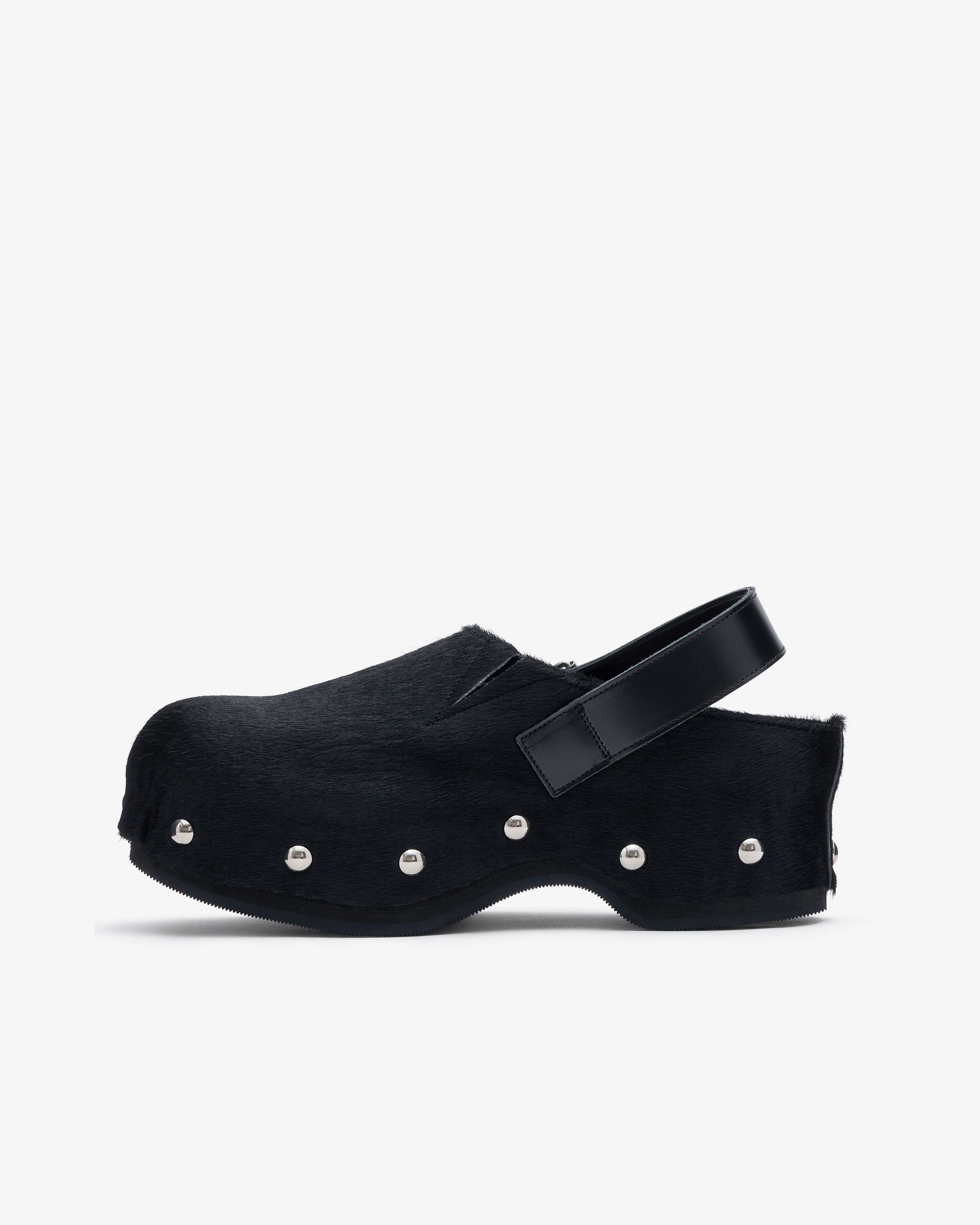 Tao - Women's Calf Hair Sandals - (Black)