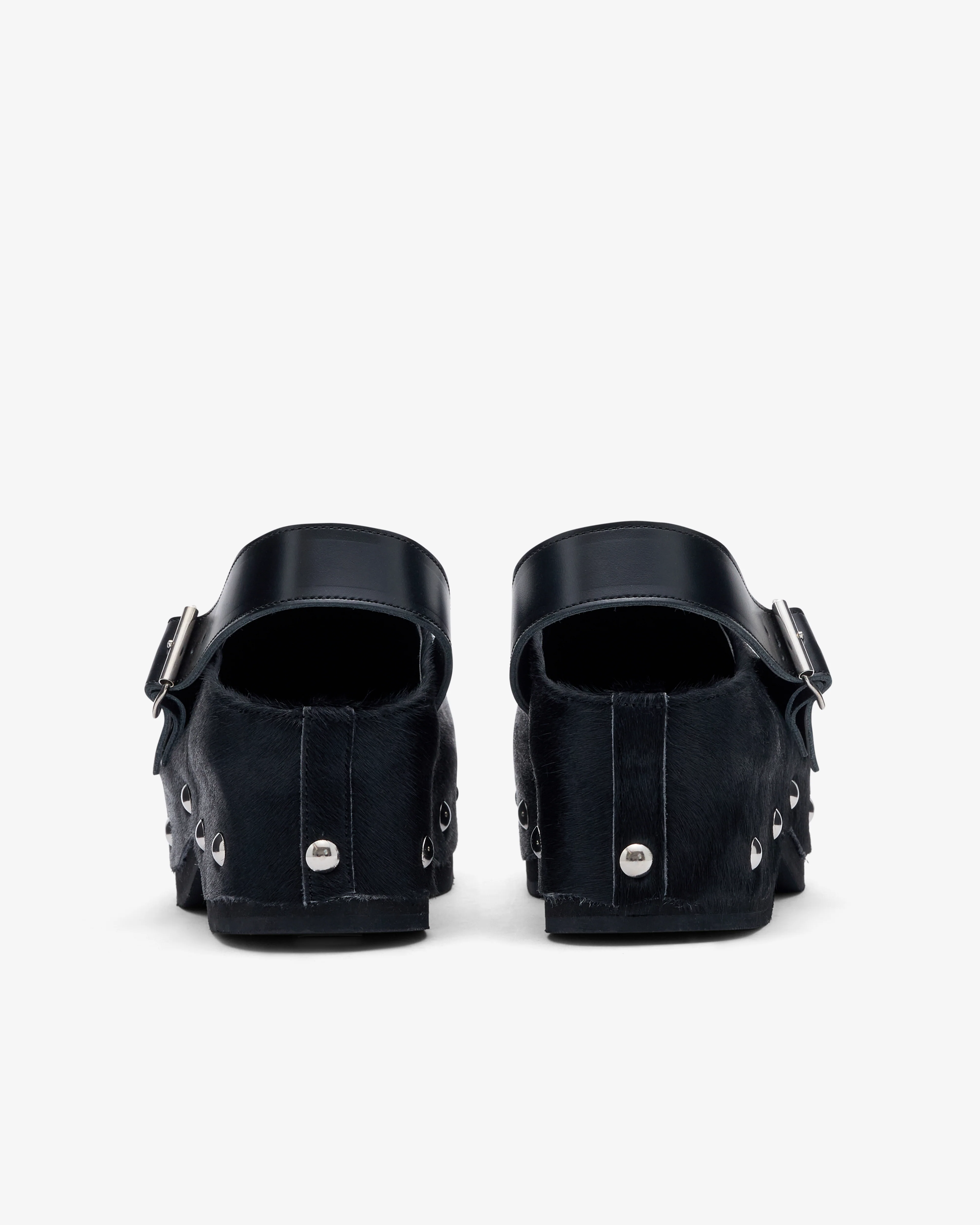 Tao - Women's Calf Hair Sandals - (Black)