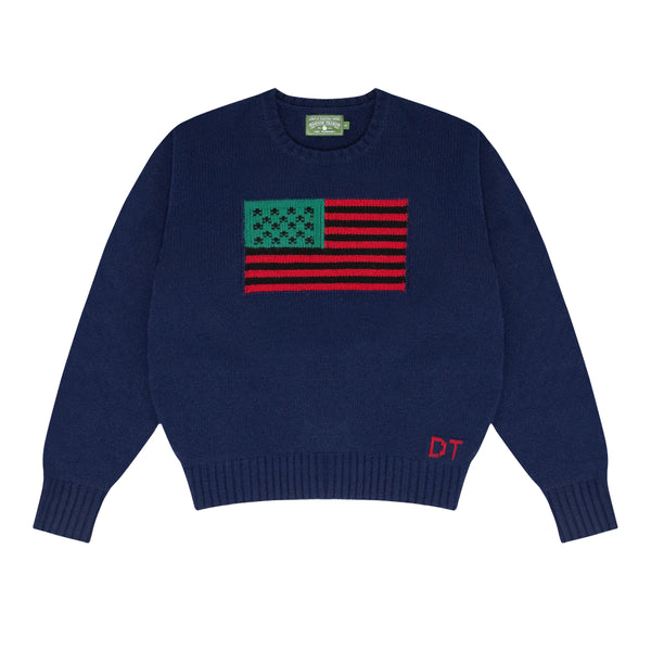 Denim Tears - 1619 Pan African Flag Sweater - (Navy)