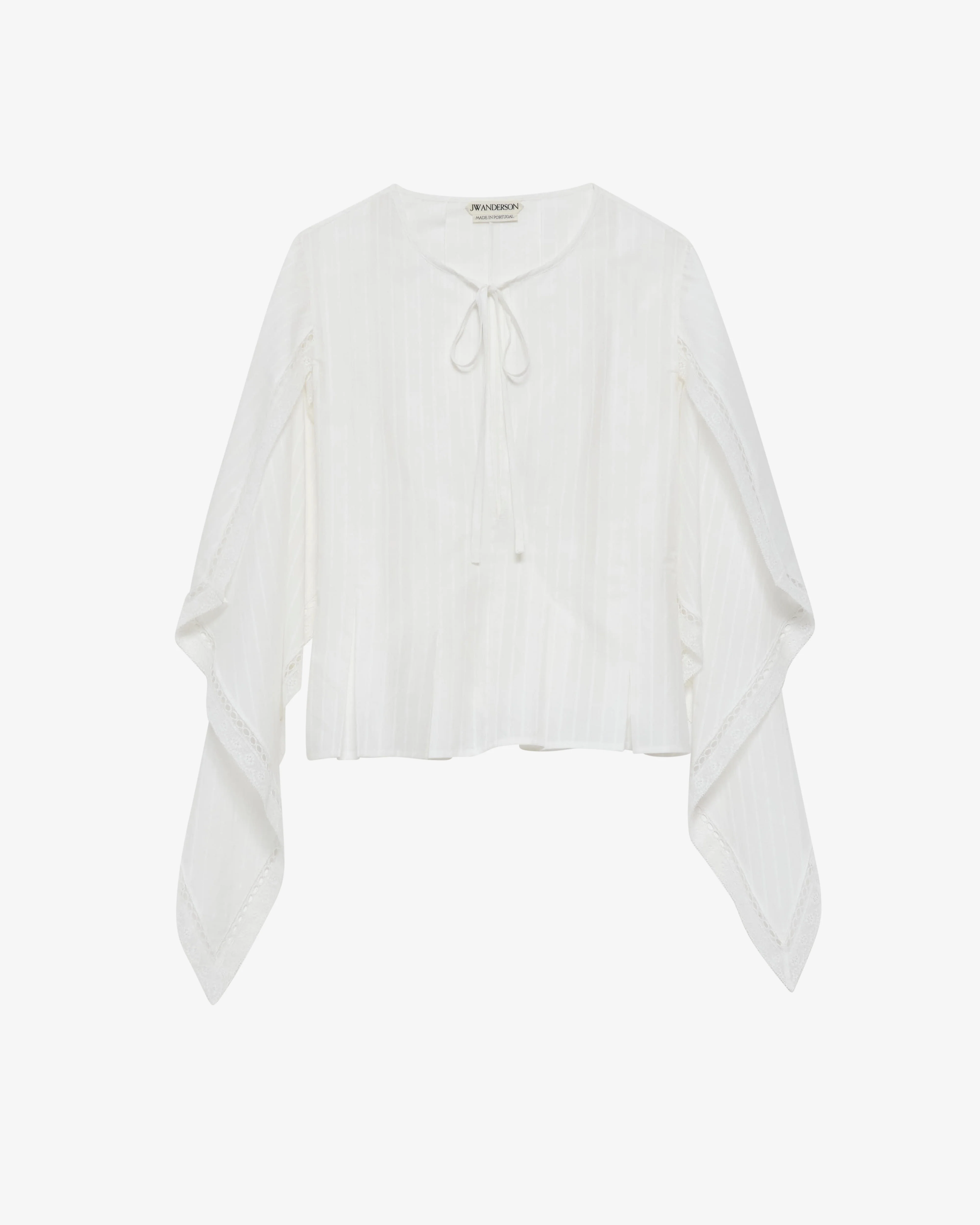 JW Anderson - Women's Draped Sleeve Top - (White)