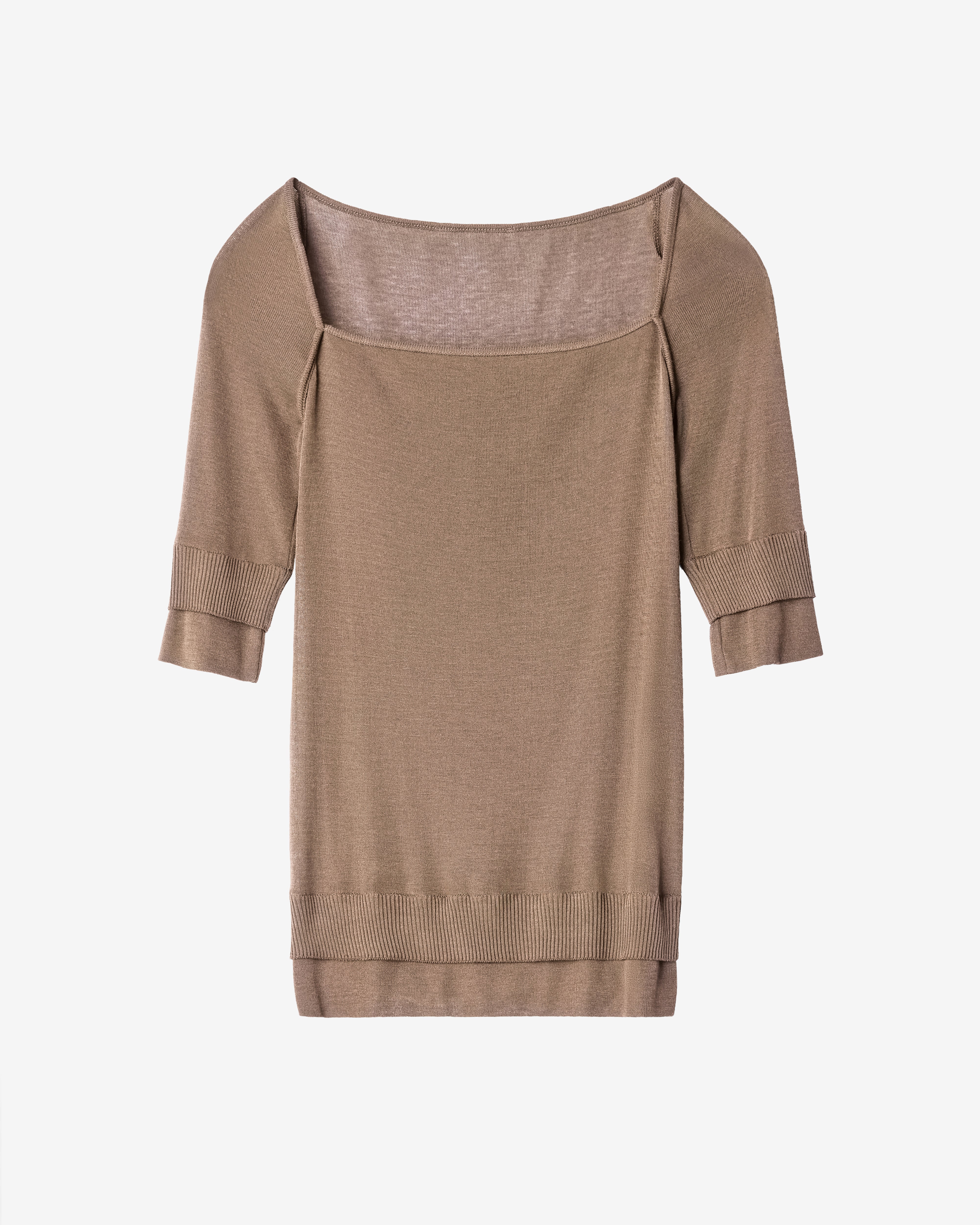 Lemaire - Women's Three-Quarter Sleeves Top - (Haze)