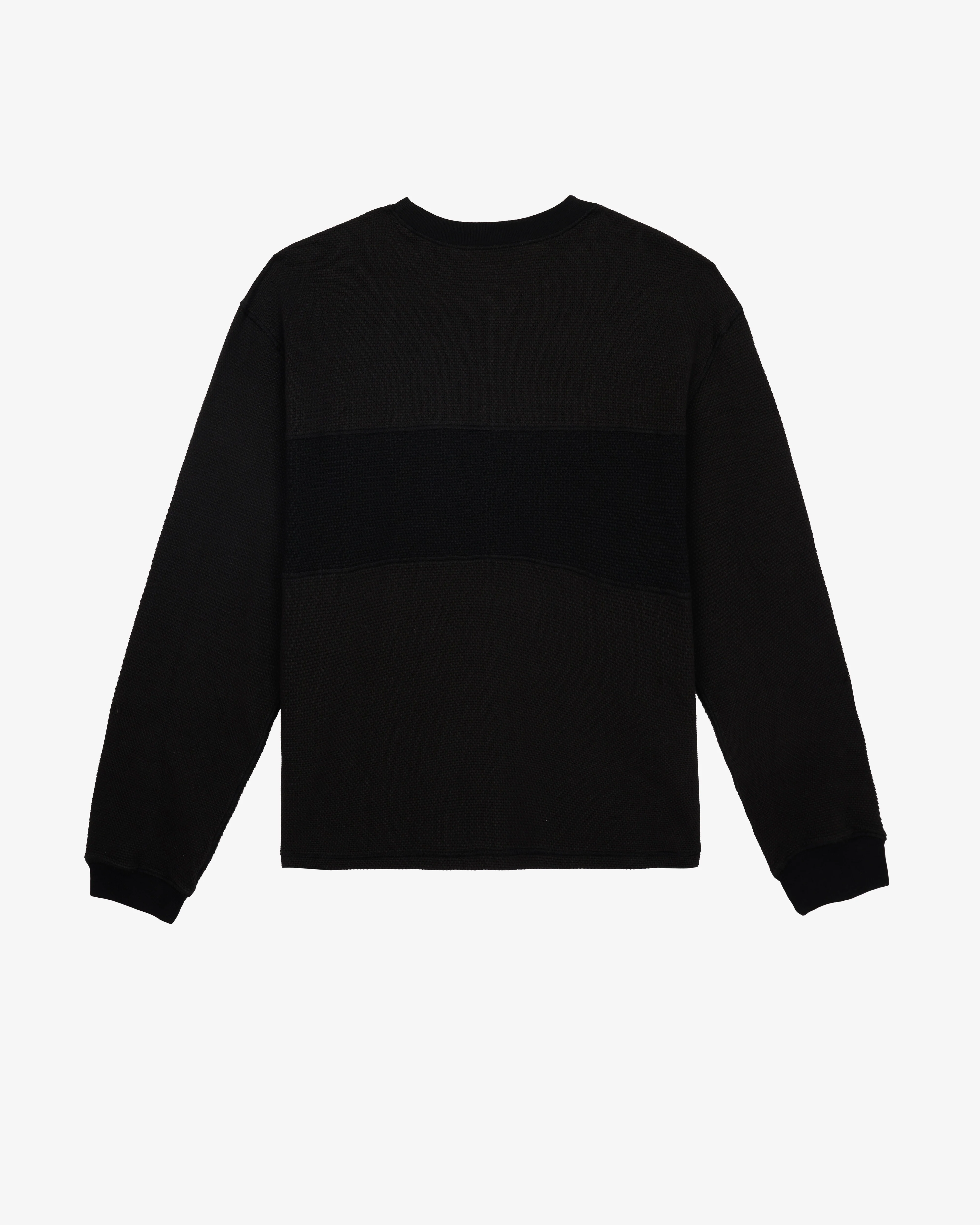 Brain Dead - Men's Thermal Long Sleeve Tee - (Charcoal)