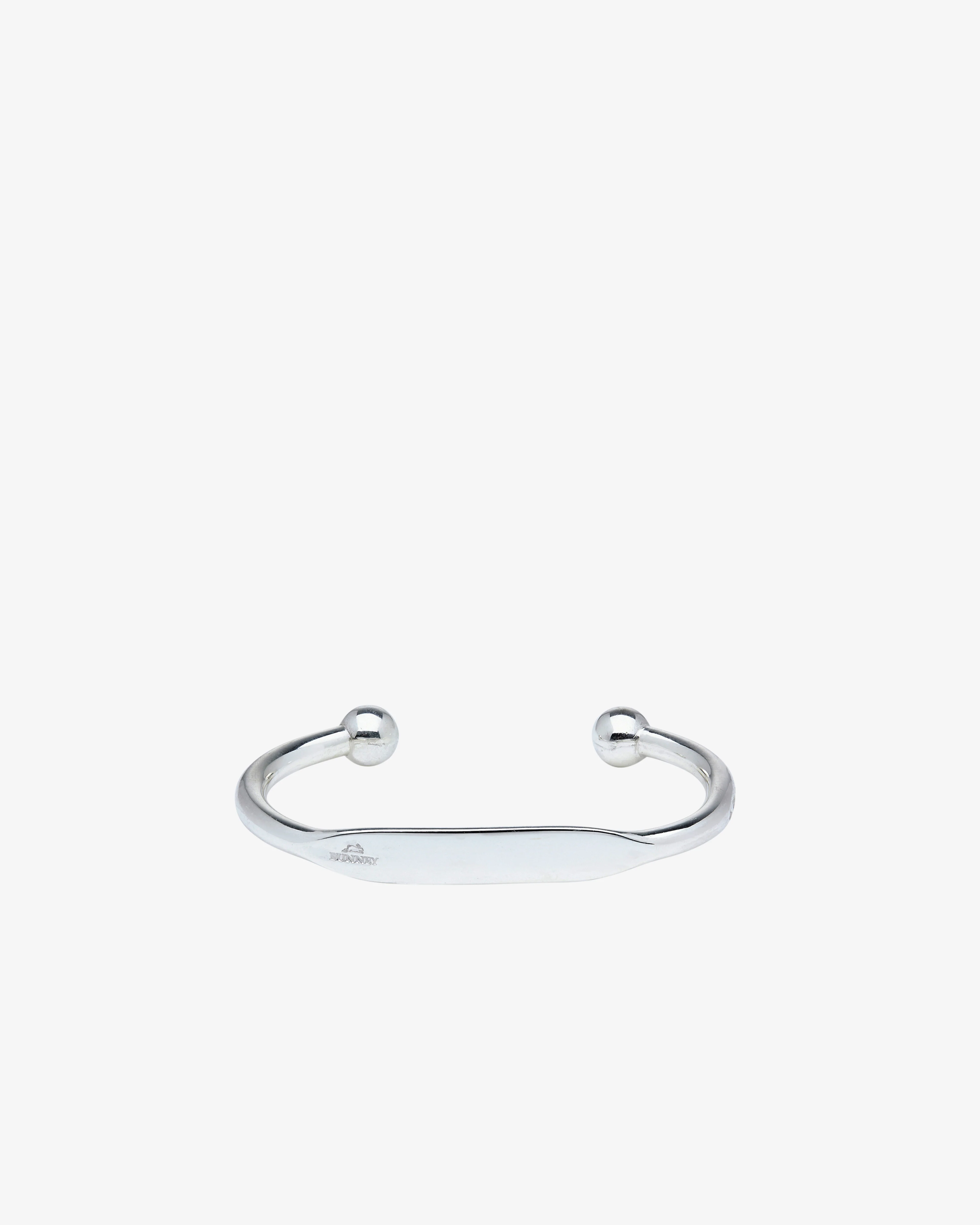 Bunney - Men's Torque Identity Bangle - (Silver)