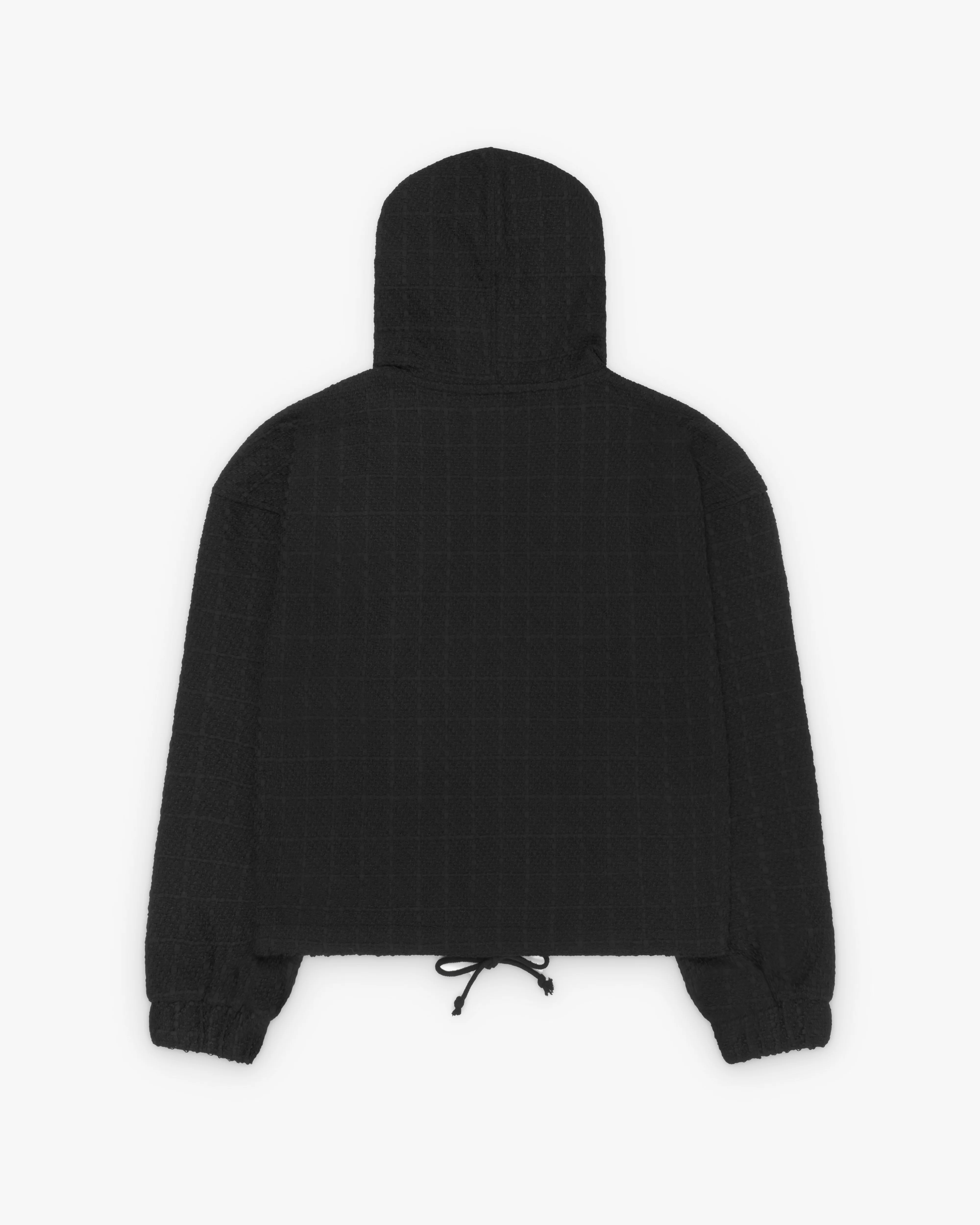 Fugazi - Men's Tweed Zip Hoodie - (Black)