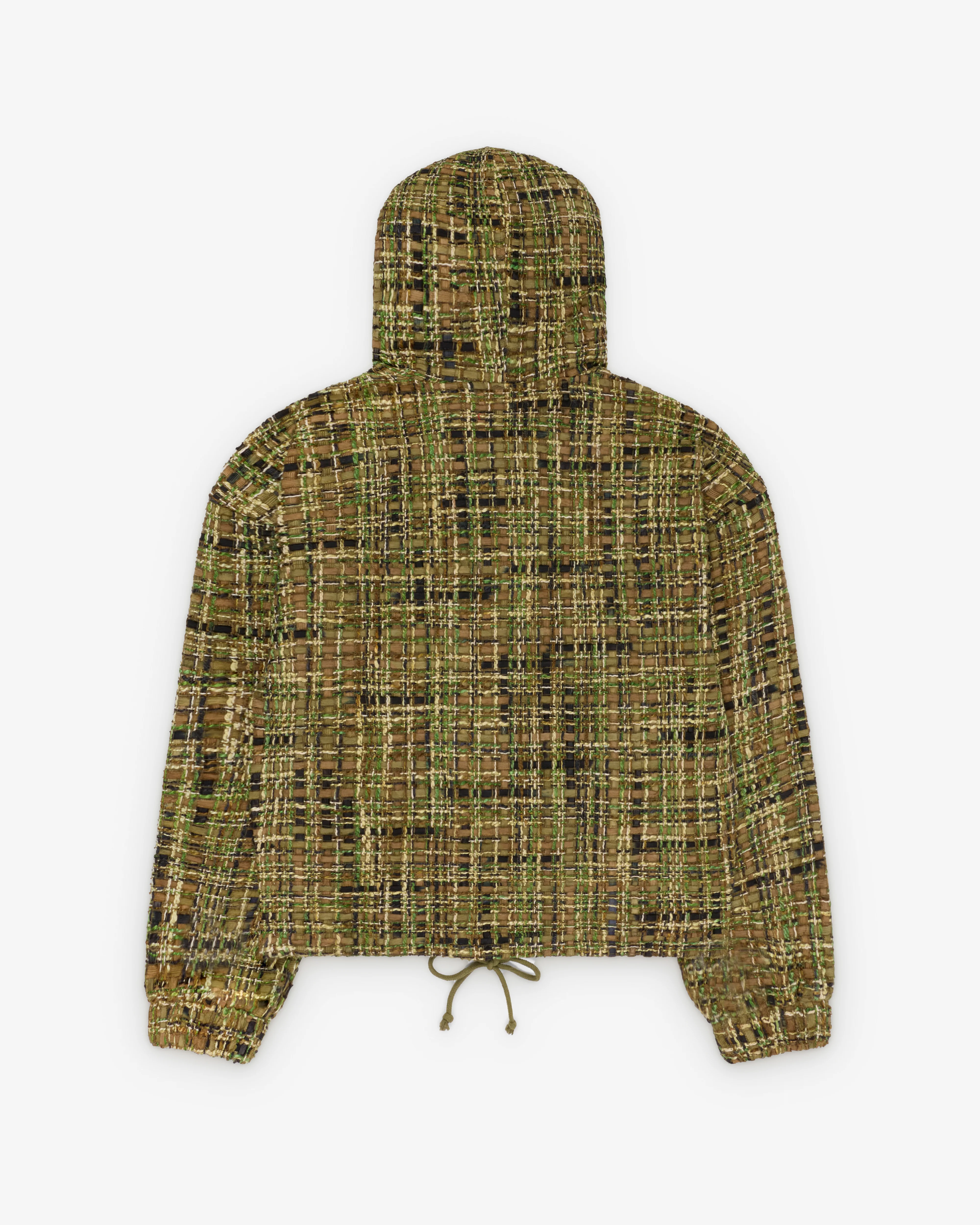Fugazi - Men's Tweed Zip Hoodie - (Green)