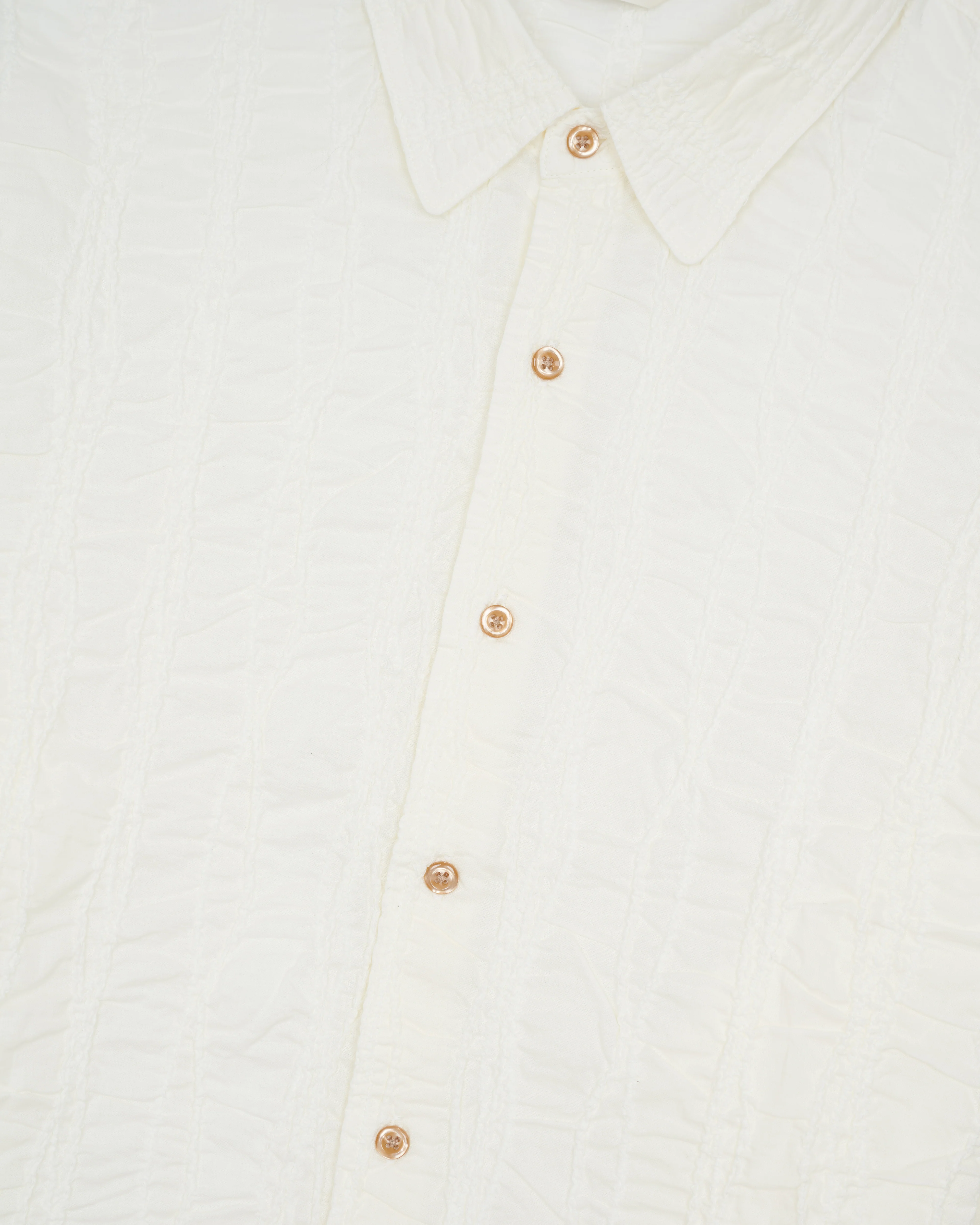 Brain Dead - Men's Twisted Piping Shirt - (Natural)