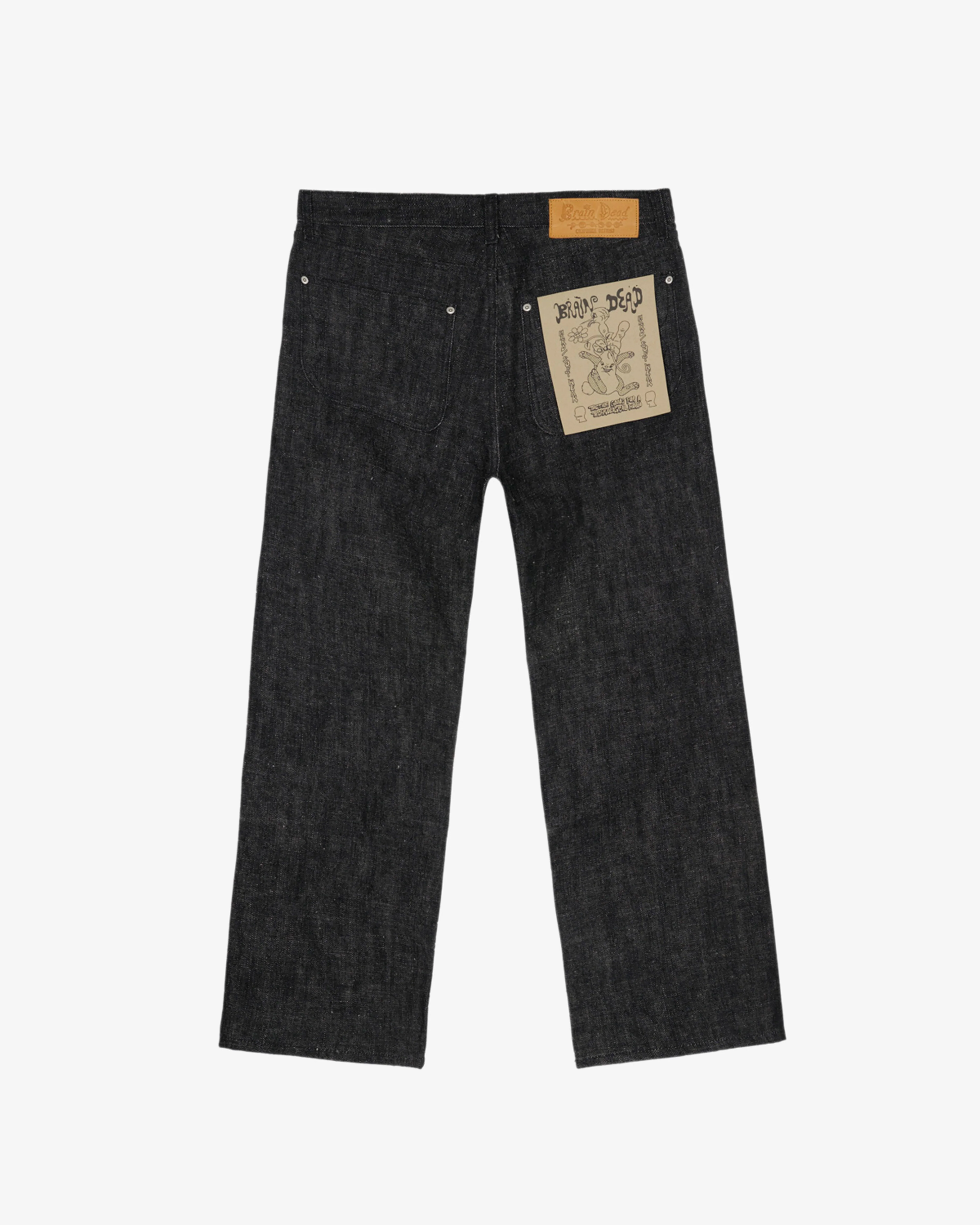 Brain Dead - Men's Type 00 15.5oz Selvedge Denim - (Black)