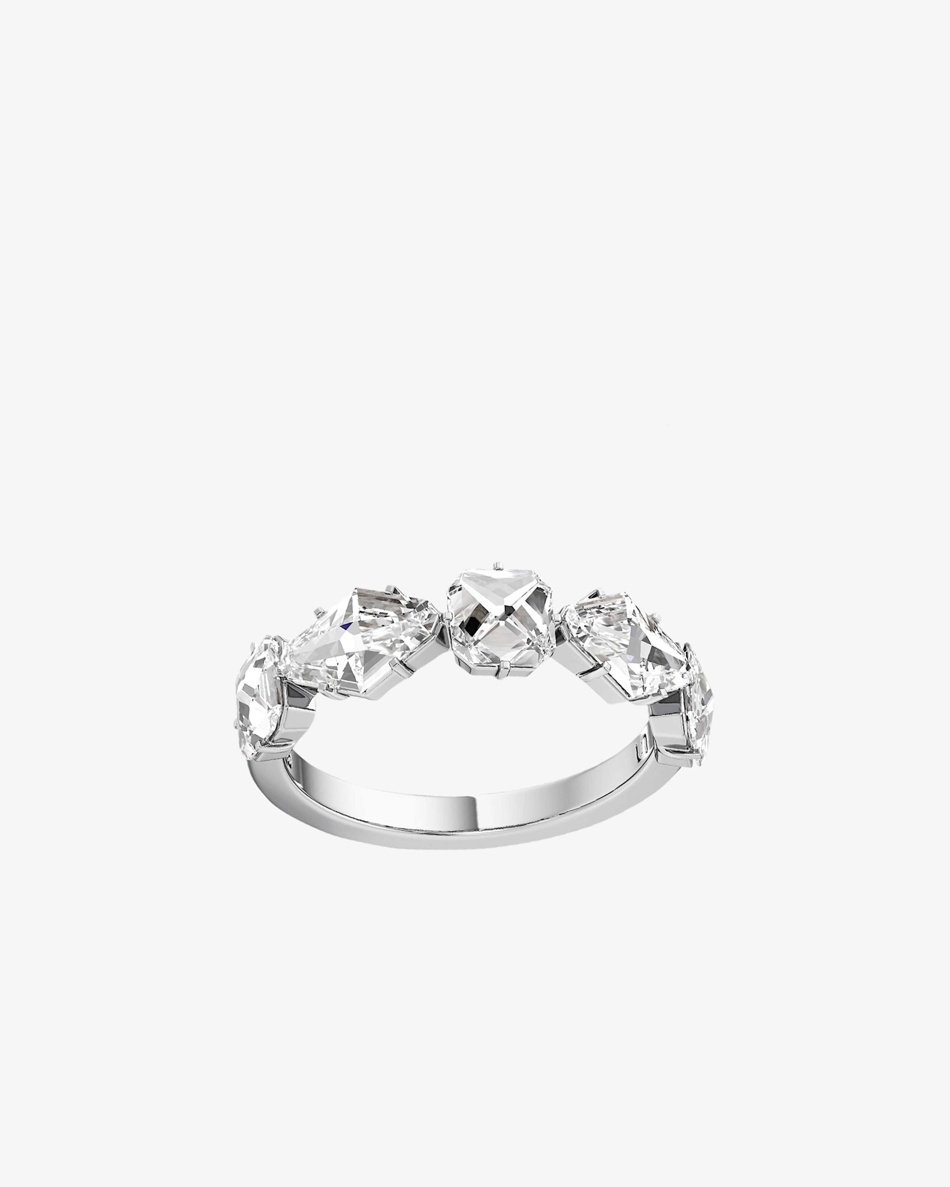 Unsaid - Women's Armor Diamond Ring - (White Gold)