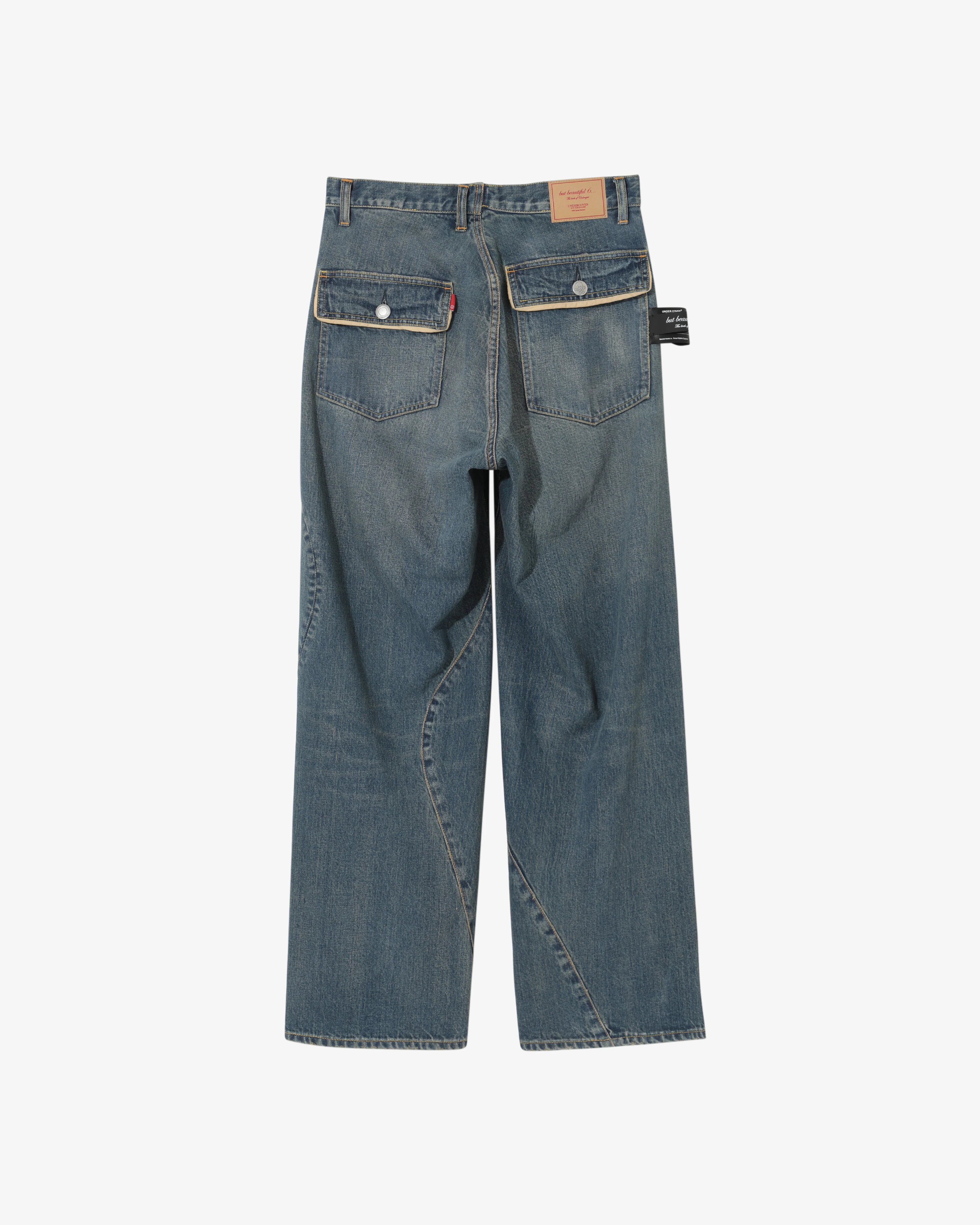 Undercover - Women's Curtain Jeans - (Indigo)