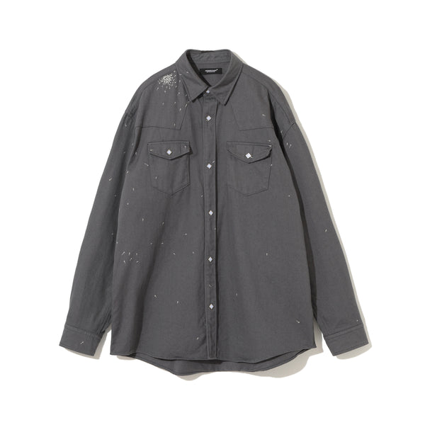 Undercover - Men
s Western Shirt - Gray