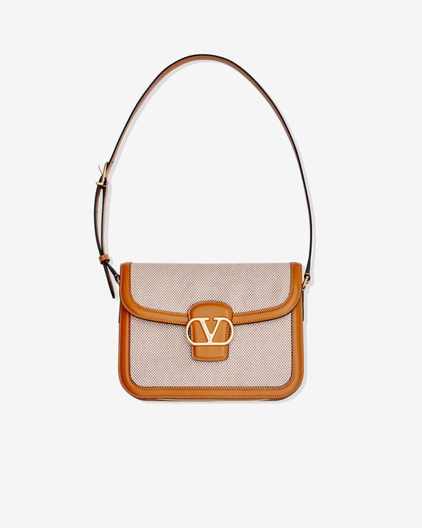 Valentino - Women
s 9TO5 Canvas Shoulder Bag - (Beige)