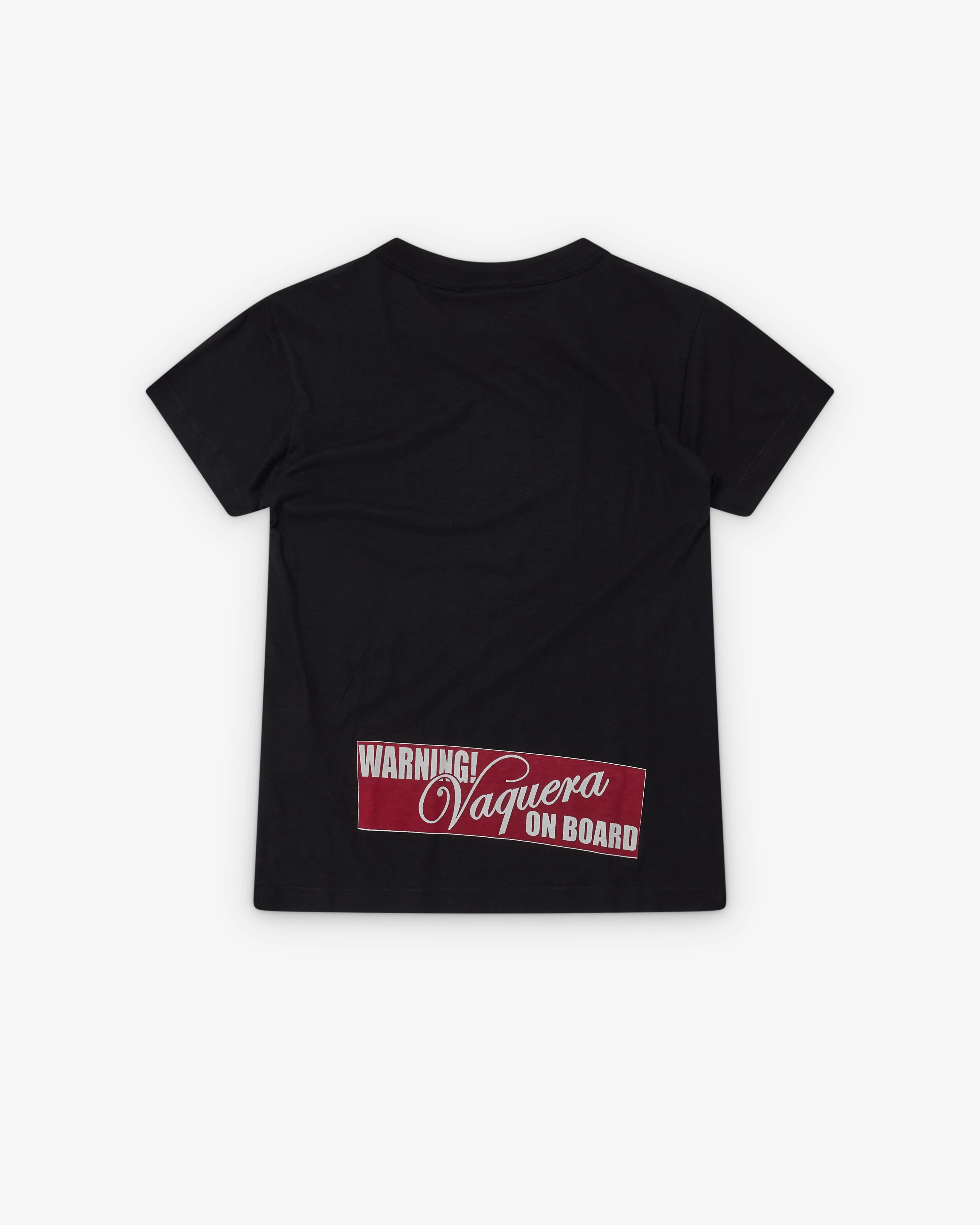 Vaquera - Women's Bumper Sticker T Shirt - (Black)
