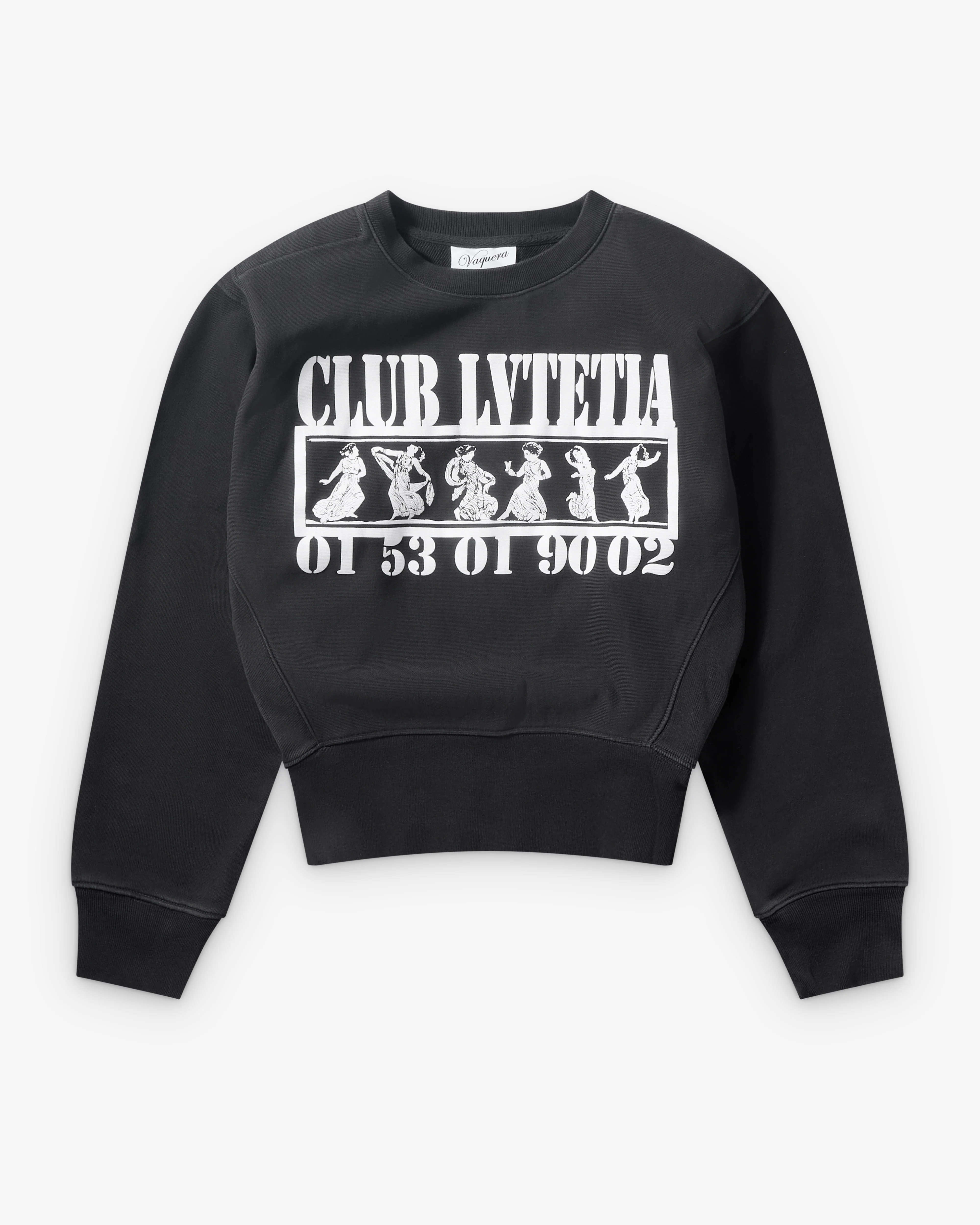 Vaquera - Women's Shoulder Pad Sweatshirt - (Black)
