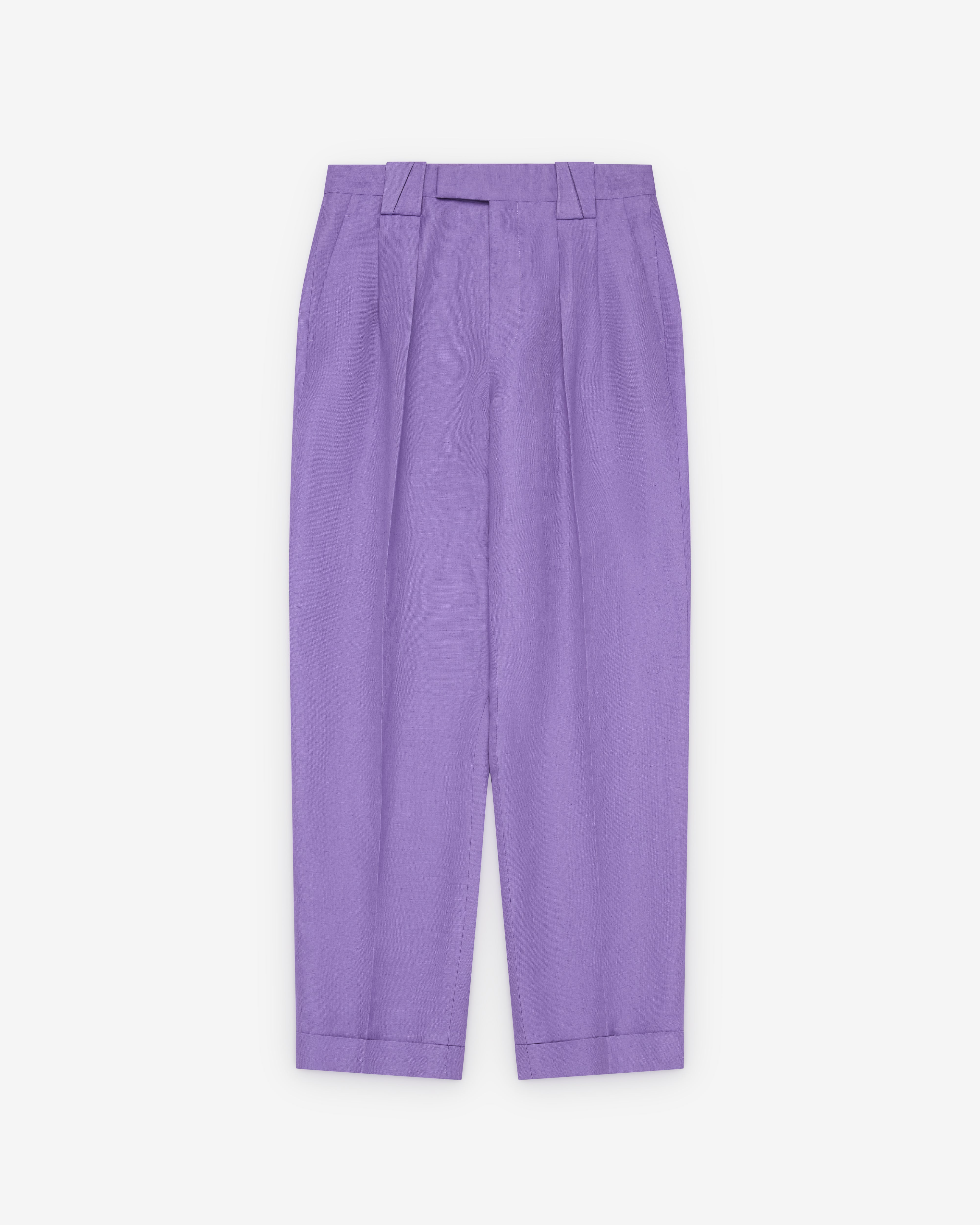 Versace - Men's Hemp Formal Trousers - (Violet)