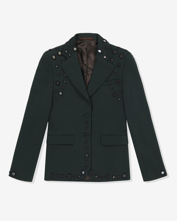 Wales Bonner - Women
s Iris Jacket - (Dark Green)