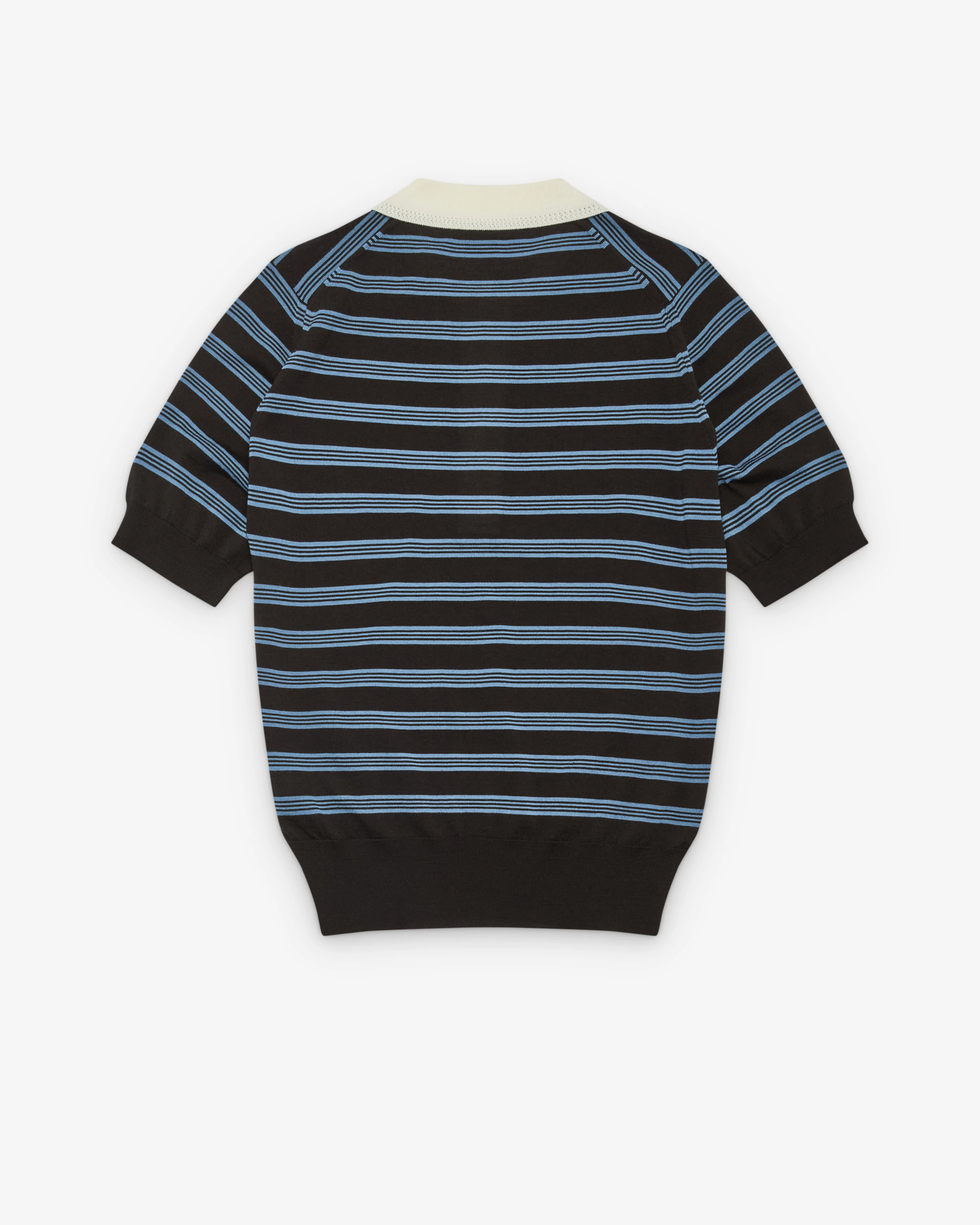 Wales Bonner - Men's Breeze Polo - (Dark Brown)