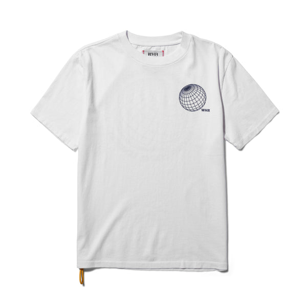 Western Hydrodynamic Research - Men
s Globe T-Shirt - (White)