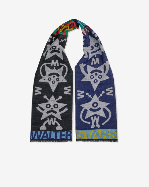 Walter Van Beirendonck - DSM Exclusive Stars Scarf - (Black/Blue)