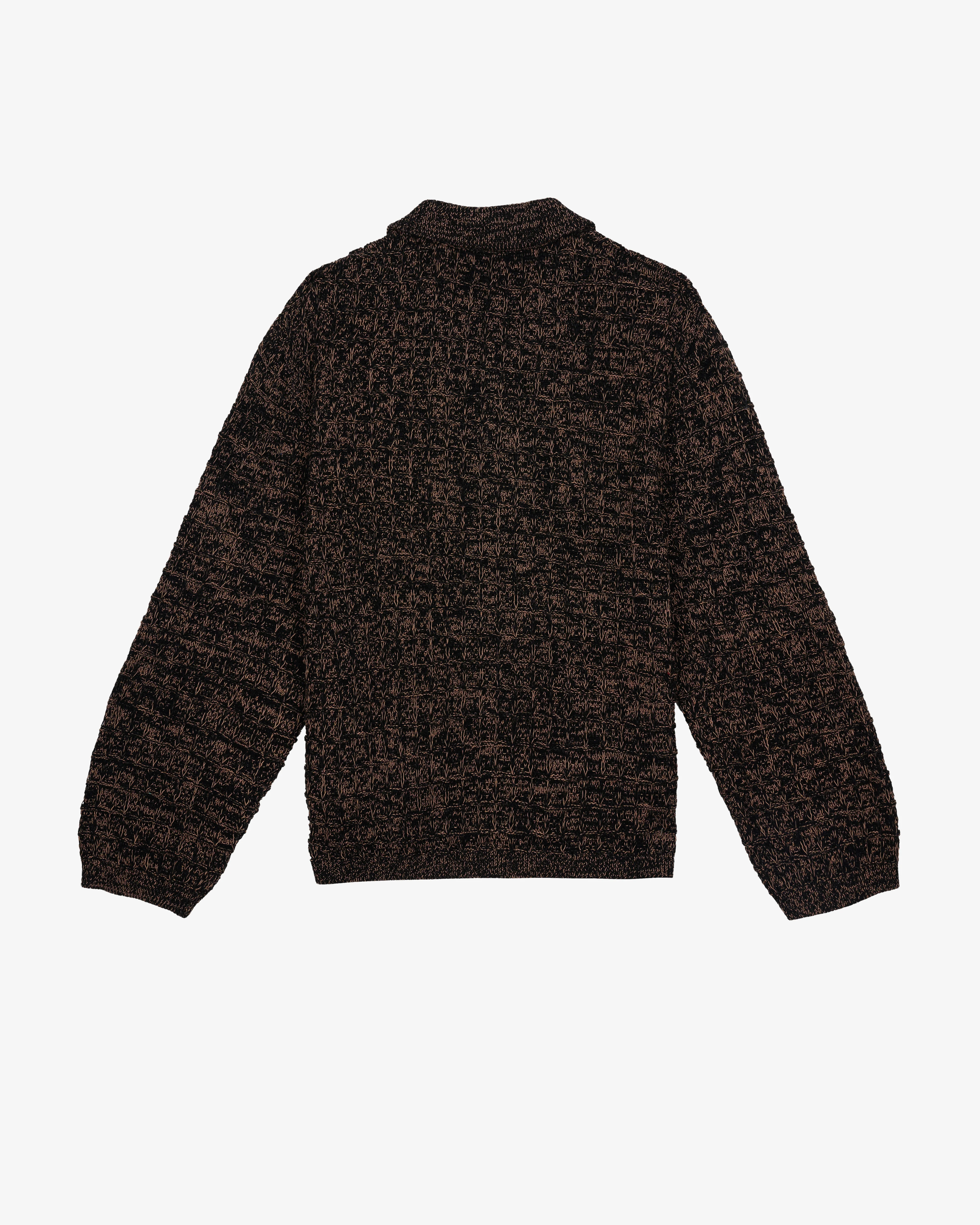 Brain Dead - Men's Waffle Pullover Sweater - (Charcoal)