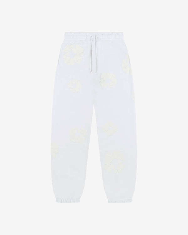 Denim Tears - Men
s Mono Cotton Wreath Sweatpant - (White)