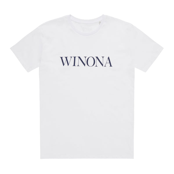 Idea Books - Winona T-Shirt - (White/Navy)